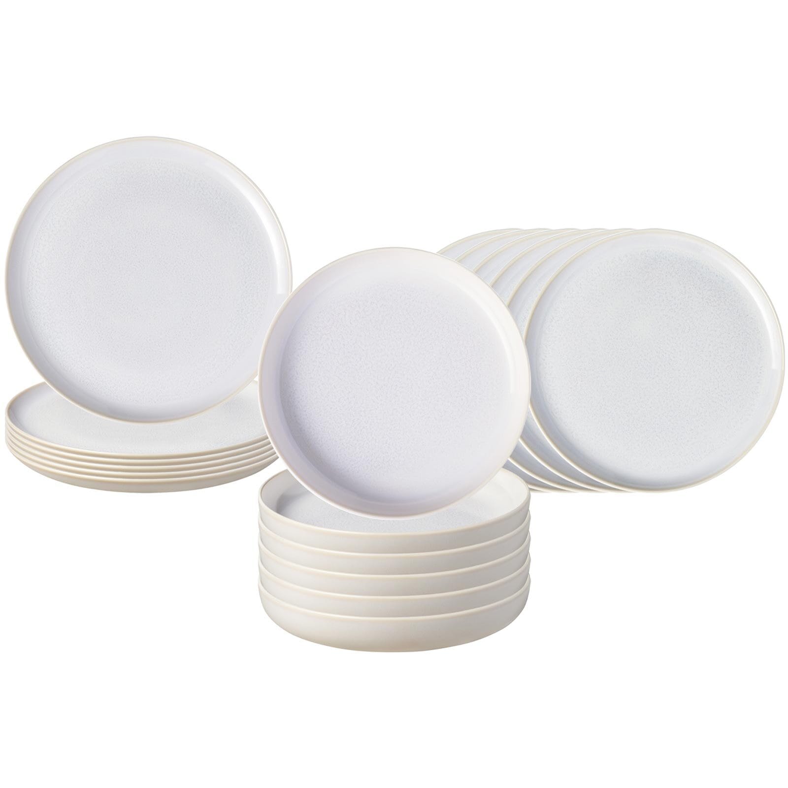 like. by Villeroy & Boch Geschirr-Set »Teller-Set Crafted 18er Set« Spülmaschinengeeignet, Mikrowellengeeignet