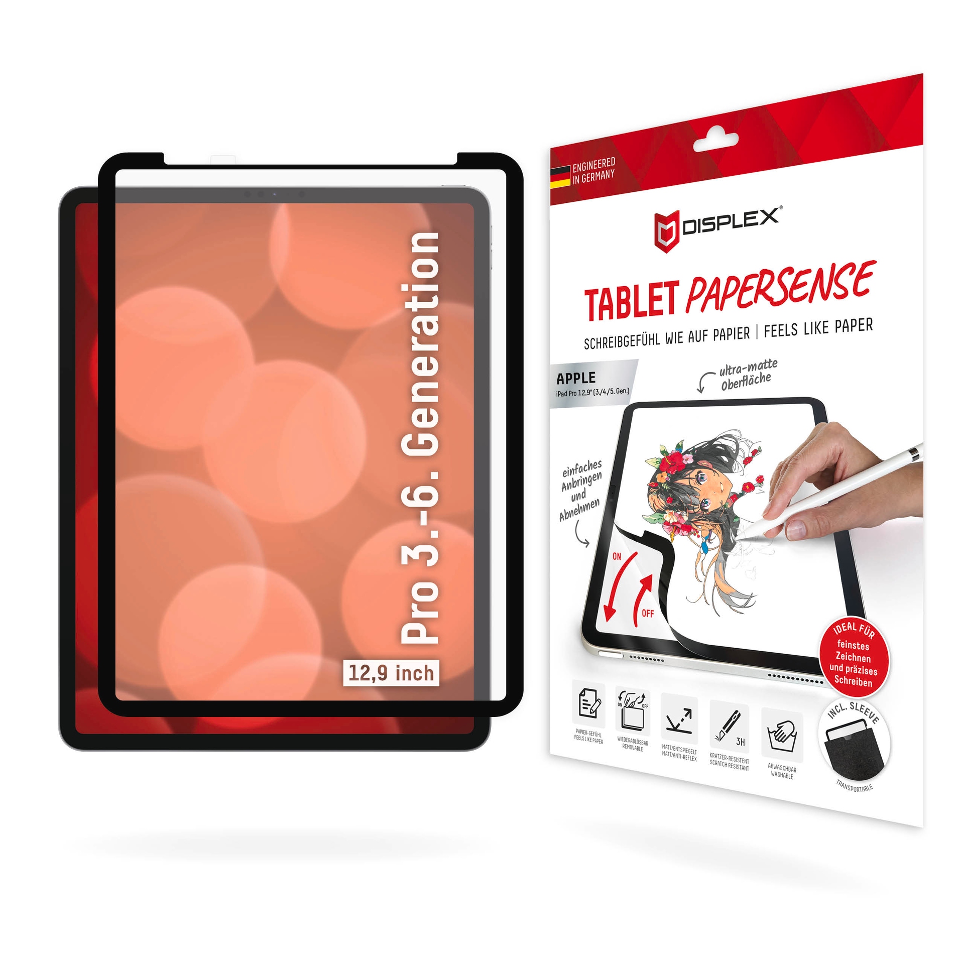 Displayschutzfolie »Tablet PaperSense«, für Apple iPad Pro 12,9 (3./4./5./6. Gen.),...