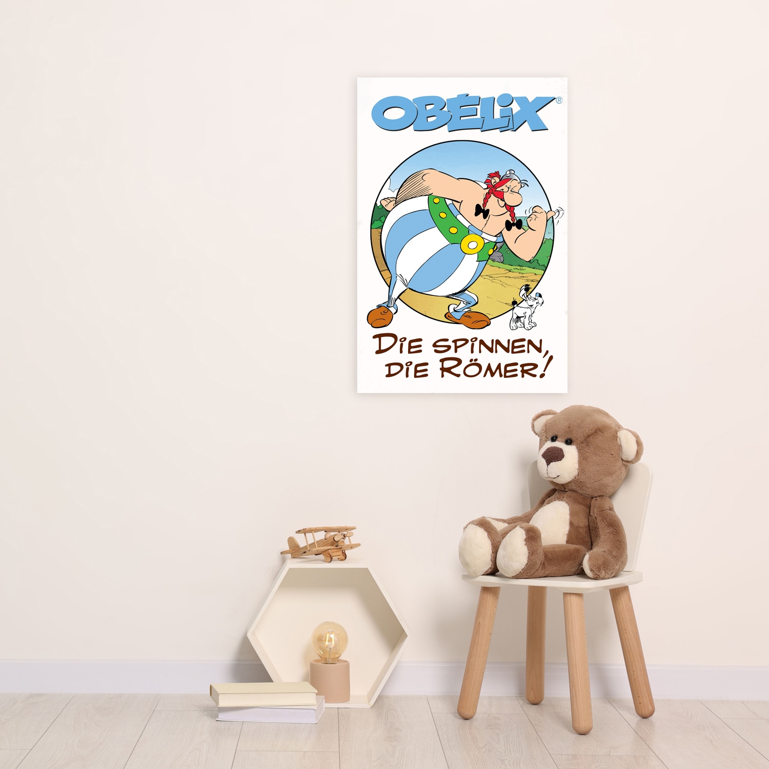 LuckyLinde Leinwandbild »Die Spinnen, die Römer«, Cartoon-Comic-Fantasy-Figuren-Film-Filmfiguren, (1 St.), Canvasbild Wanddeko Bild zum Film "Kampf der Häuptlinge"