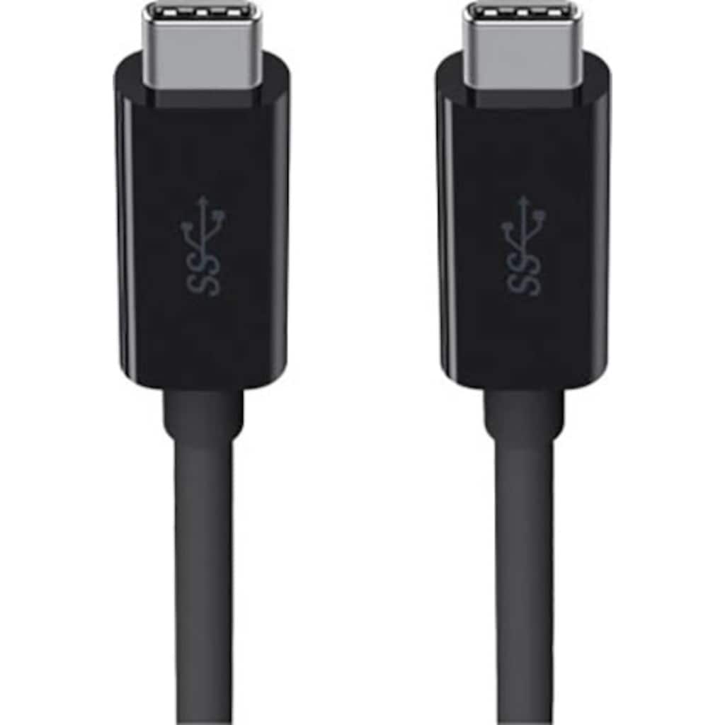 Belkin USB-Kabel »USB-C/USB-C Monitorkabel 4K, 5 Gbit/s 100W, 2m«, USB-C, USB-C, 200 cm
