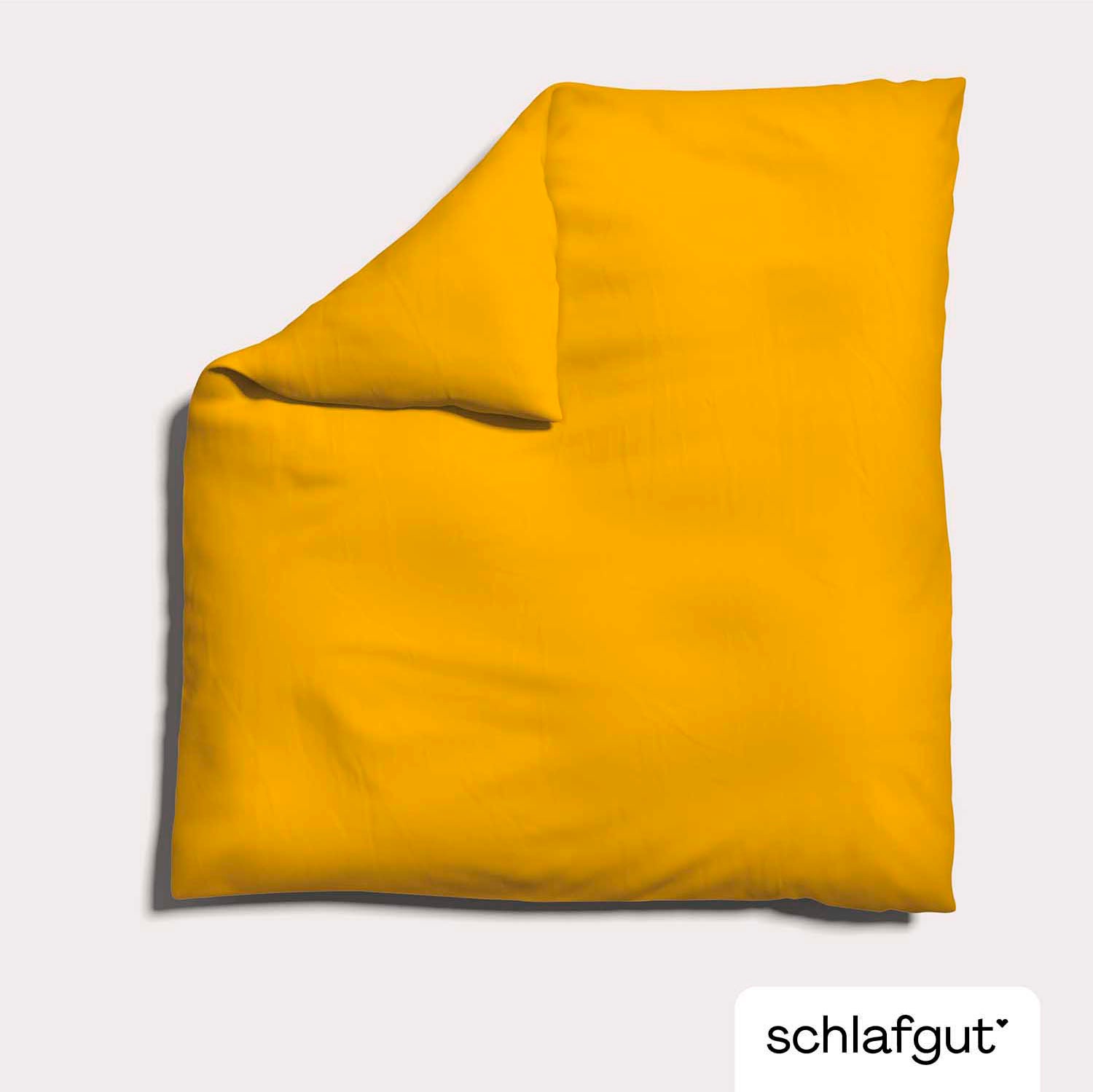 Schlafgut Bettbezug »Knitted Jersey uni, aus Bio-Baumwolle mit Elasthan, Reißverschluss«, (1 St.), bügelfrei, Mix & Match Bettwäsche: passender Kissenbezug erhältlich
