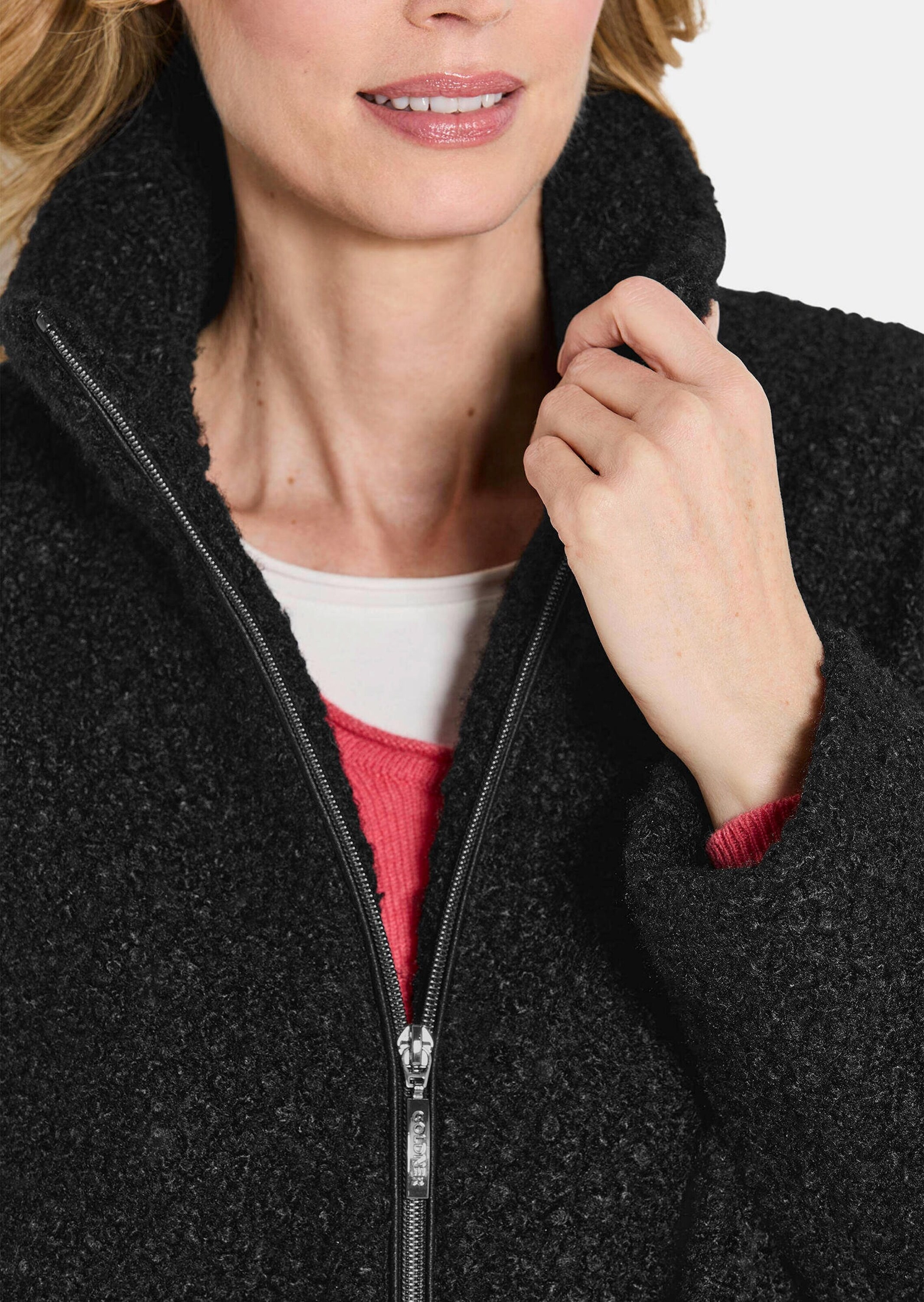 GOLDNER Blouson »Teddy Jacke mit Stehkragen«