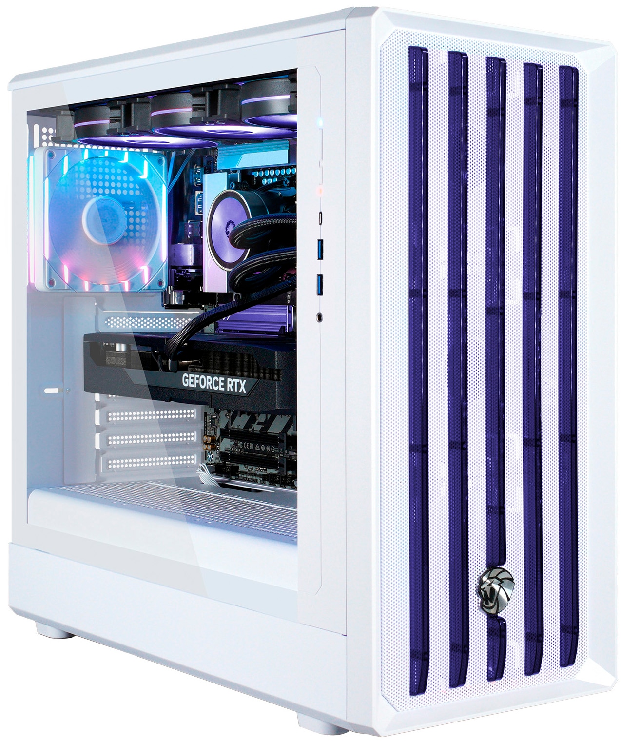 GAMEMAX Gaming-PC-Komplettsystem »GigaDeal CLAW WH 2801 AMD Ryzen 5 7500F 32GB DDR5 1TB SSD RTX 5060Ti« 32 ″ AMD Ryzen 5 GeForce RTX™ 5060 Ti 32 GB RAM 1.000 GB SSD Windows 11, DDR5 RAM + Gigabyte GS32QCA LED-Monitor Curved, 80 cm 32"