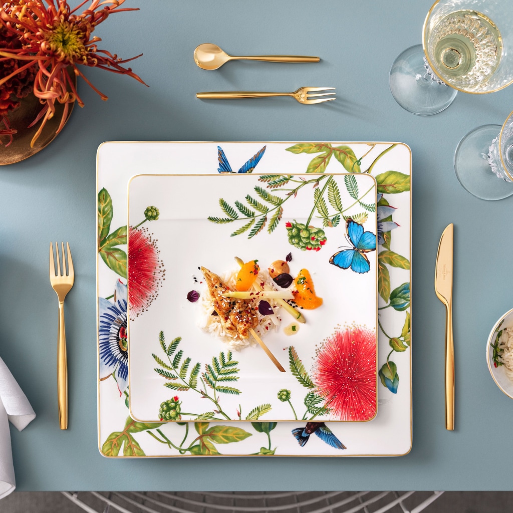 Villeroy & Boch Speiseteller »Gourmetteller Amazonia 35 x 35 cm bunt«