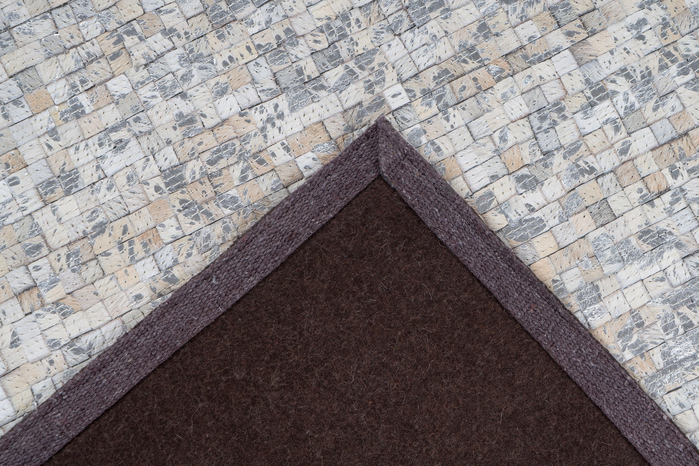 calo-deluxe Fellteppich »Vezzana 615«, rechteckig, 5 mm Höhe, echtes Rinderfell, Wohnzimmer
