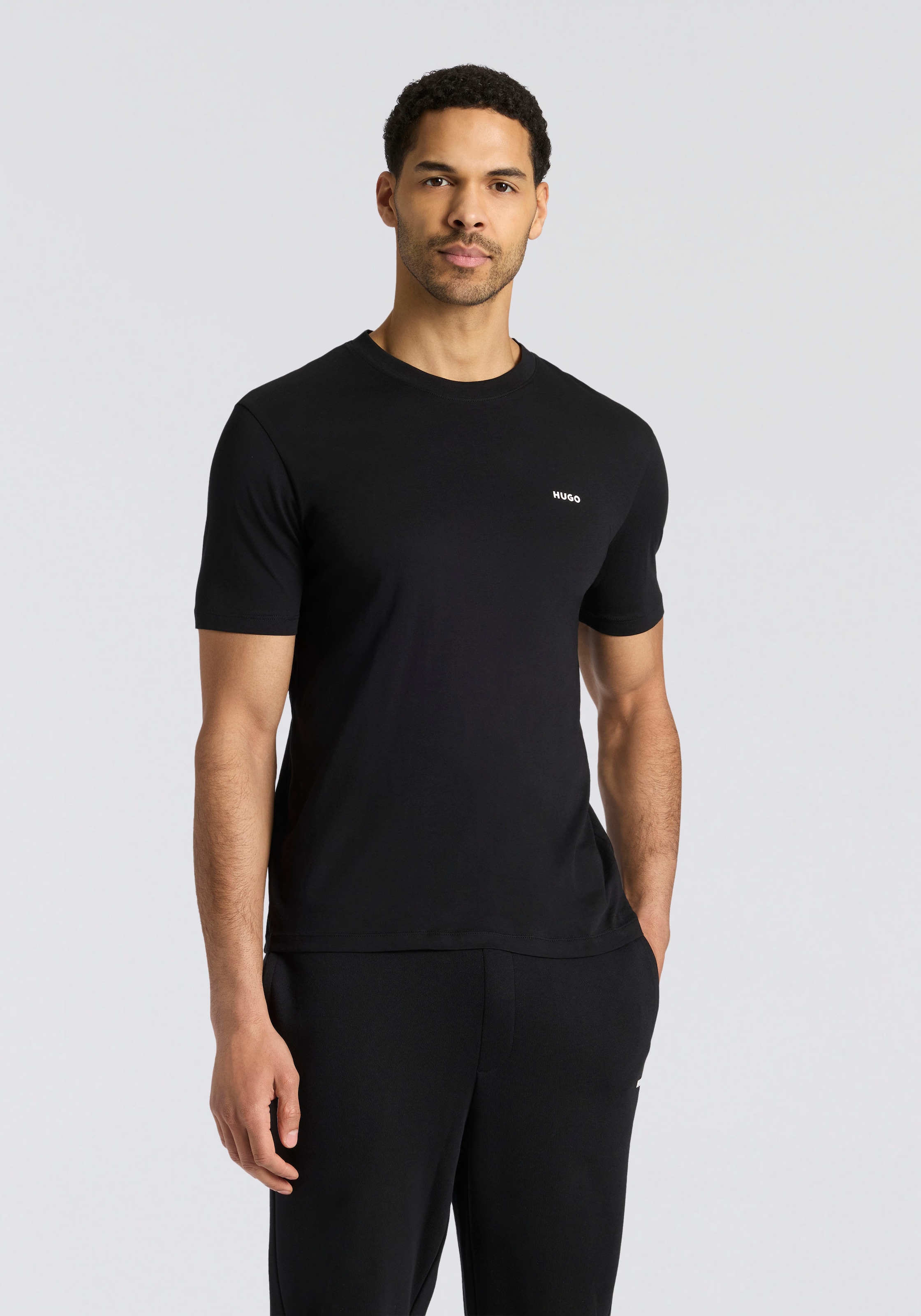 HUGO T-Shirt »Dero« Rundhalsausschnitt, Regular Fit, Basic Must Have