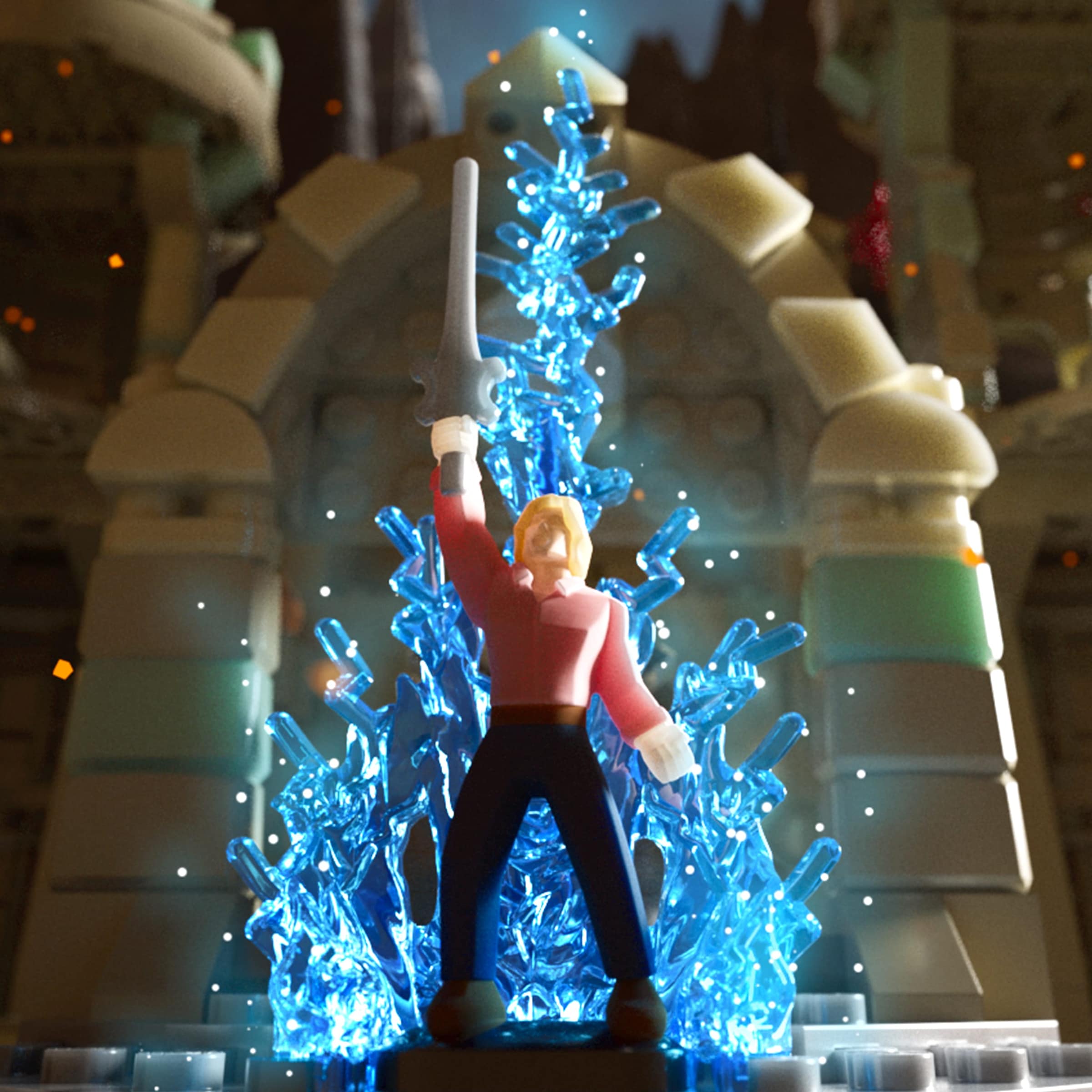 Mattel® Modellbausatz »Mattel Brick Shop Master of the Universe - Battle of Castle Grayskull« 867 Stk. tlg. Bauset