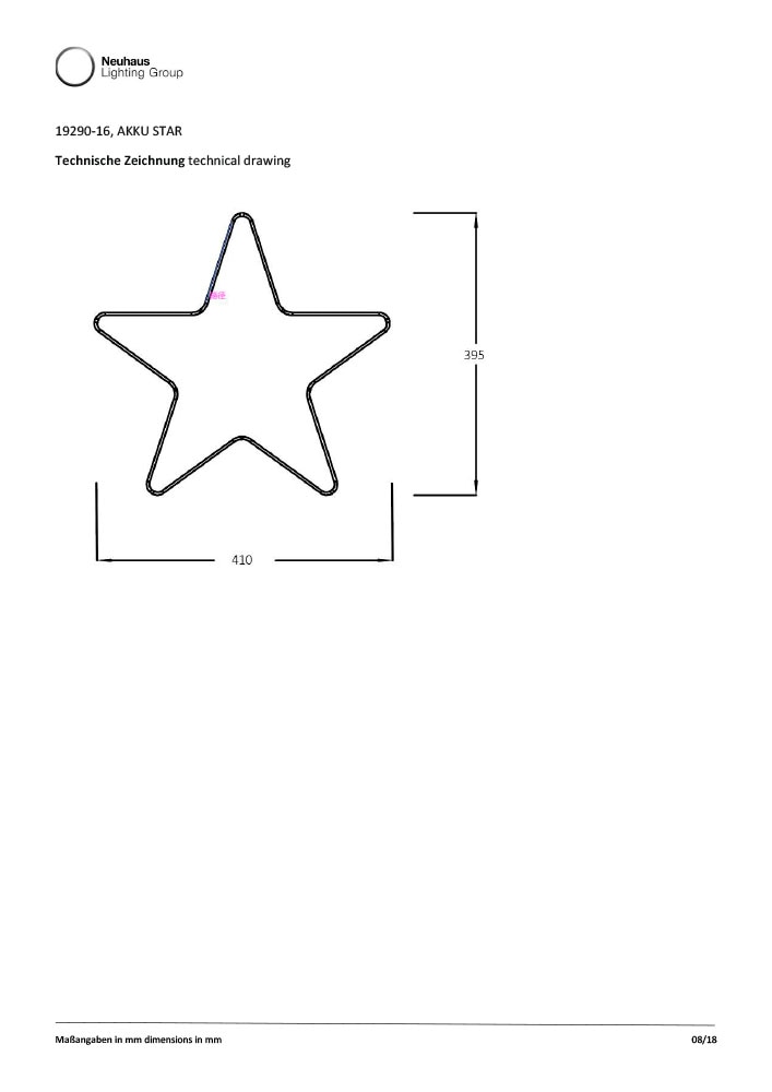 JUST LIGHT LED Gartenleuchte »AKKU STAR« LED-Board 1 Stk. RGB Akkubetrieben, IP44, Dimmbar über Infrarot-Fernbedienung, RGB+W,