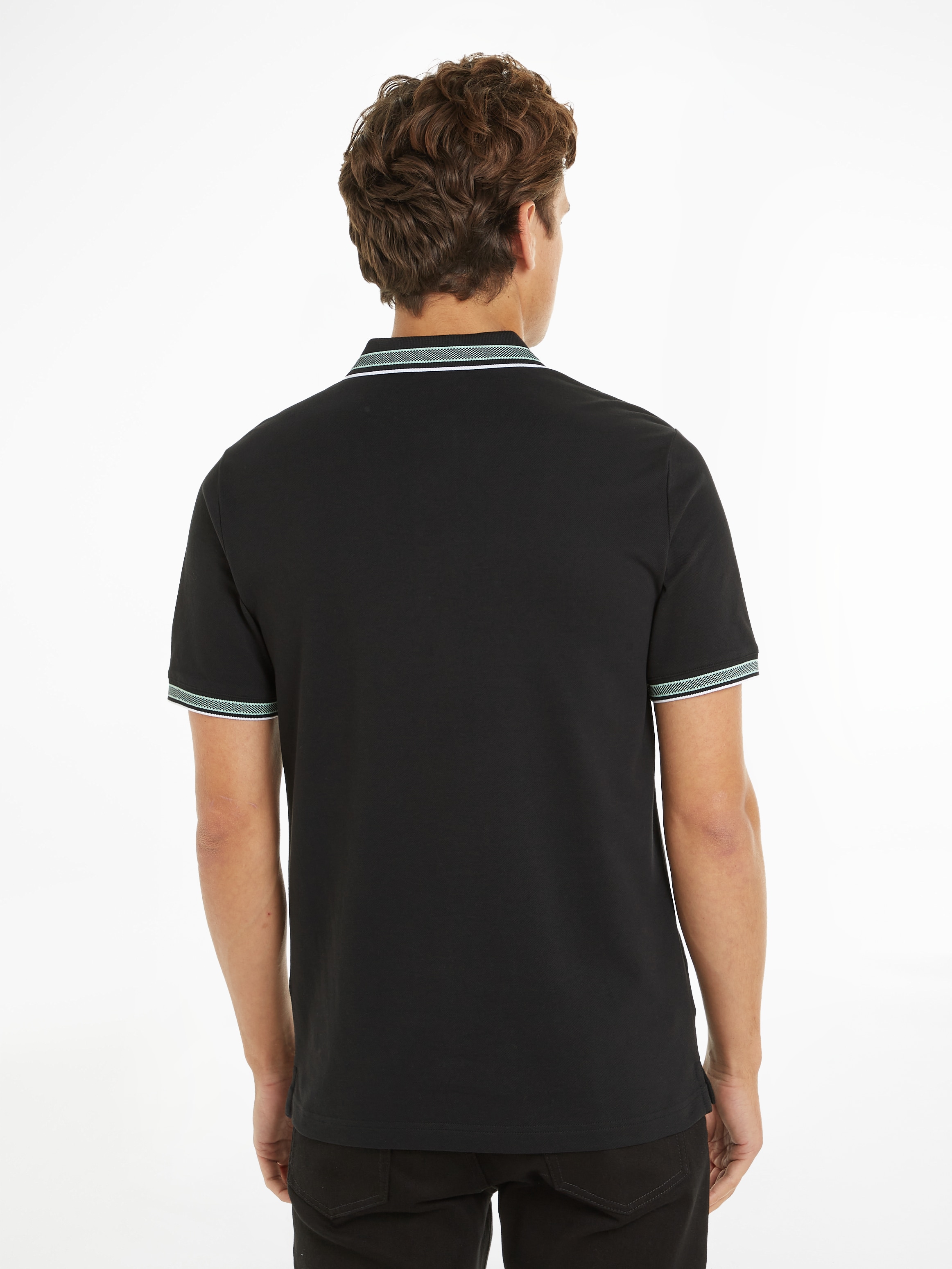 Calvin Klein Poloshirt »STRETCH PIQUE MULTI TIPPING POLO«, mit Logoschriftzug