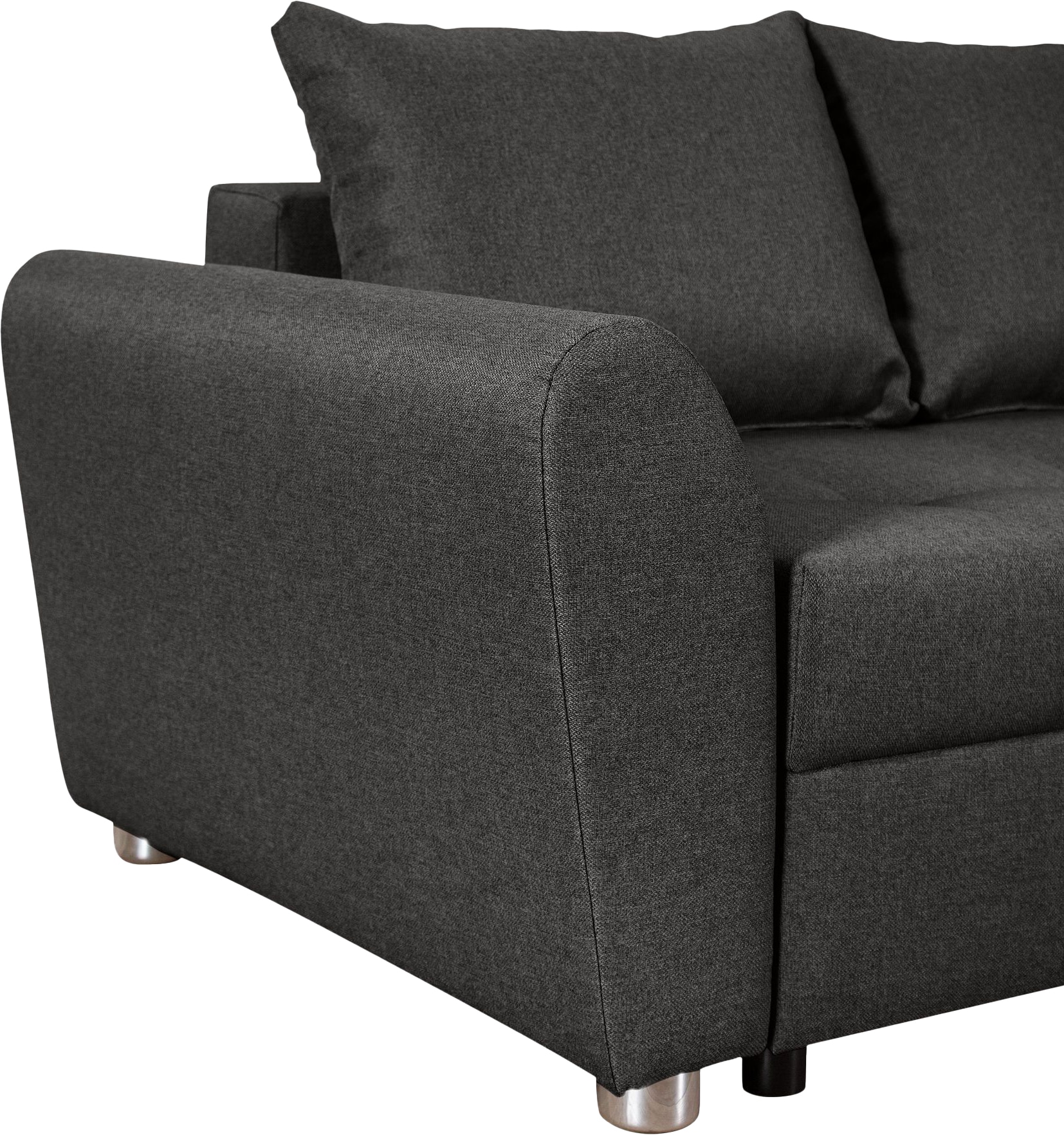 COLLECTION AB Ecksofa »Jana L-Form«, inkl. Bettfunktion,Bettkasten und Bonnelfederkern