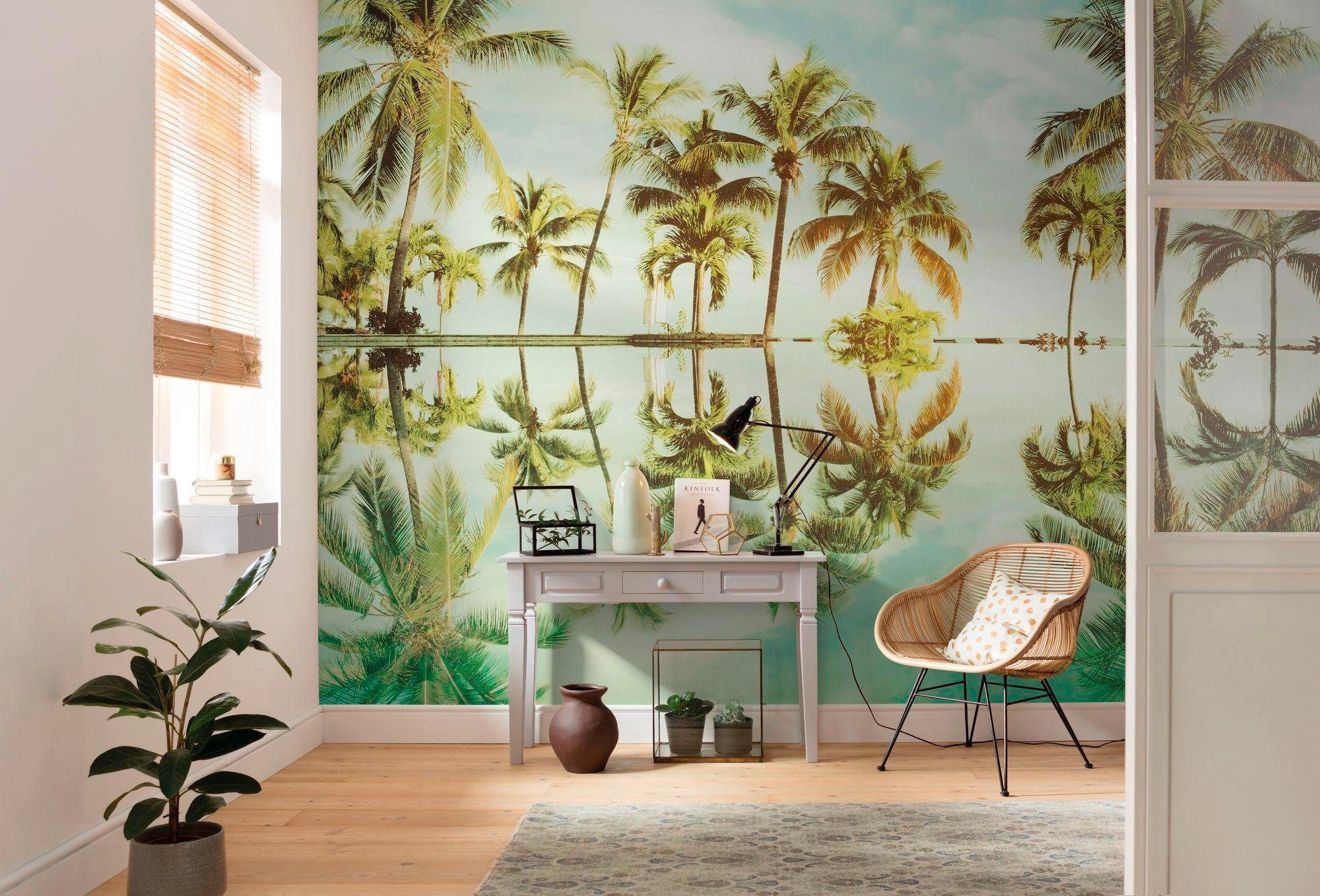 Komar Vliestapete »Digitaldruck Vlies - Key West - Größe 400 x 250 cm«, bedruckt, Wohnzimmer, Schlafzimmer