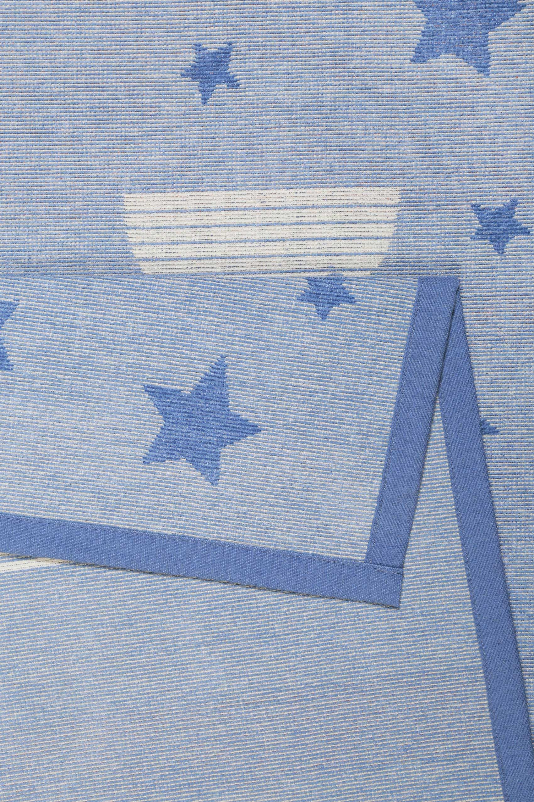 Esprit Kinderteppich »Whale Buddy ESP-005«, rechteckig, 10 mm Höhe, Wendeteppich, Tiermotiv oder Sternenhimmel, Kinderzimmer