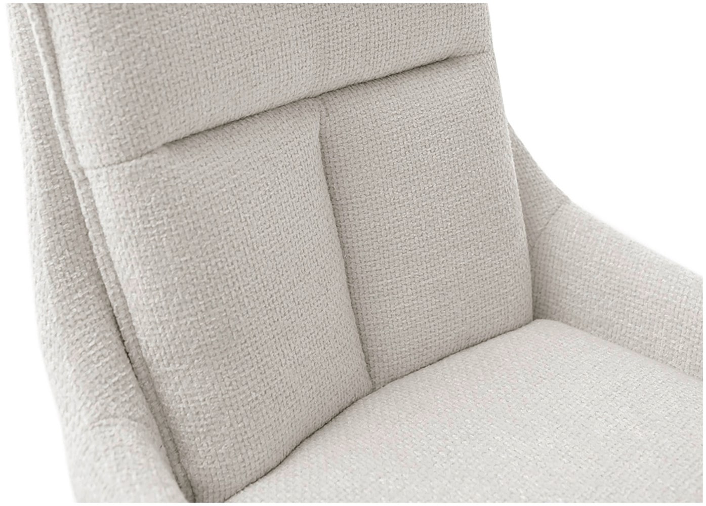 MCA furniture Esszimmerstuhl, Strukturstoff, (2er-Set), drehbar 360°, Dreh- & Schwingfunktion, Belastbarkeit 120 kg