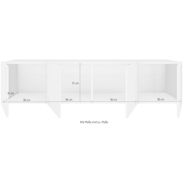 borchardt Möbel Lowboard »Vaasa«, Breite 152 cm, nur hängend auf Rechnung  kaufen