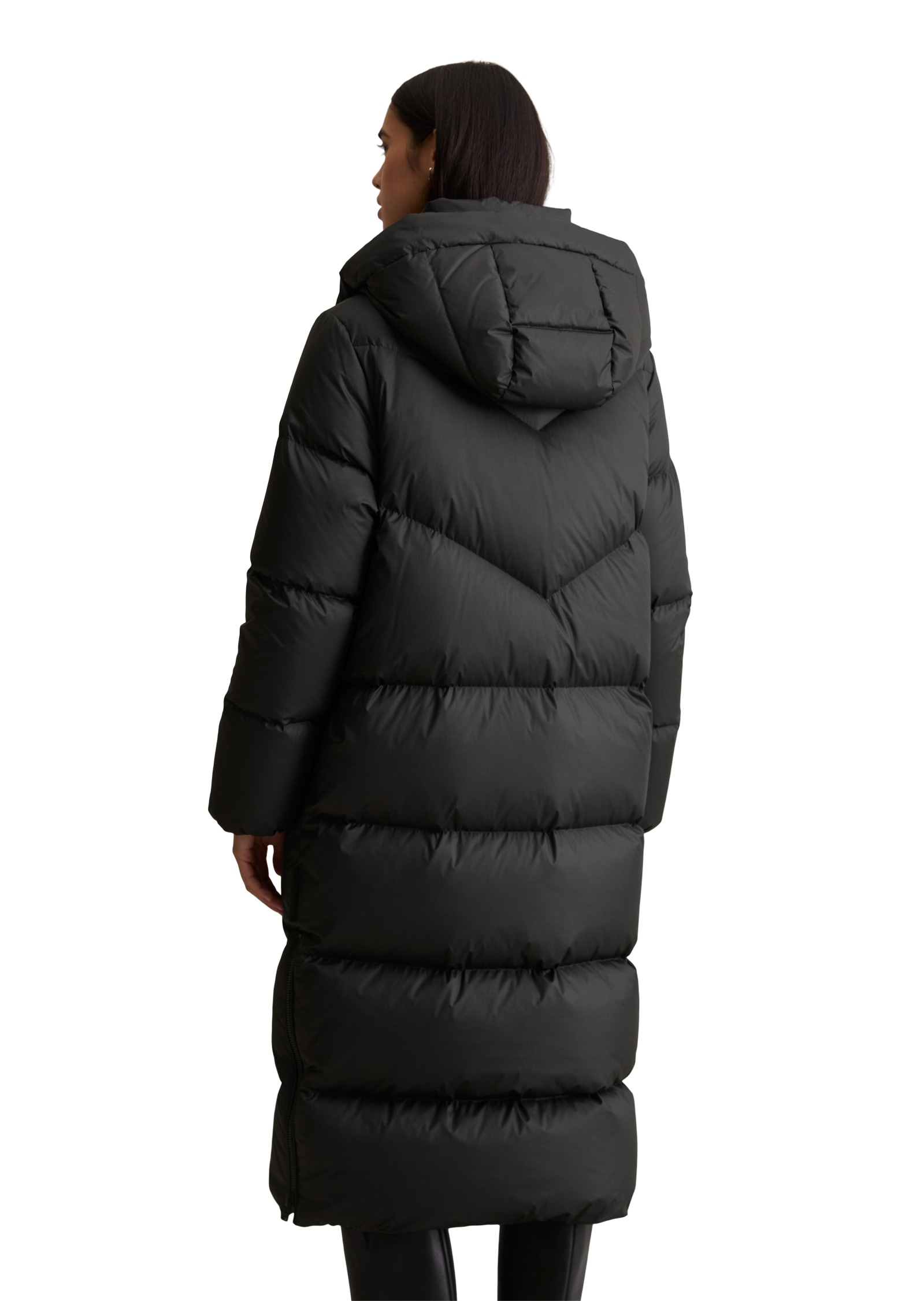 Marc O'Polo DENIM Daunenmantel Wintermantel, 2-Wege-Reißverschluss, relaxed fit, Kapuze abnehmbar