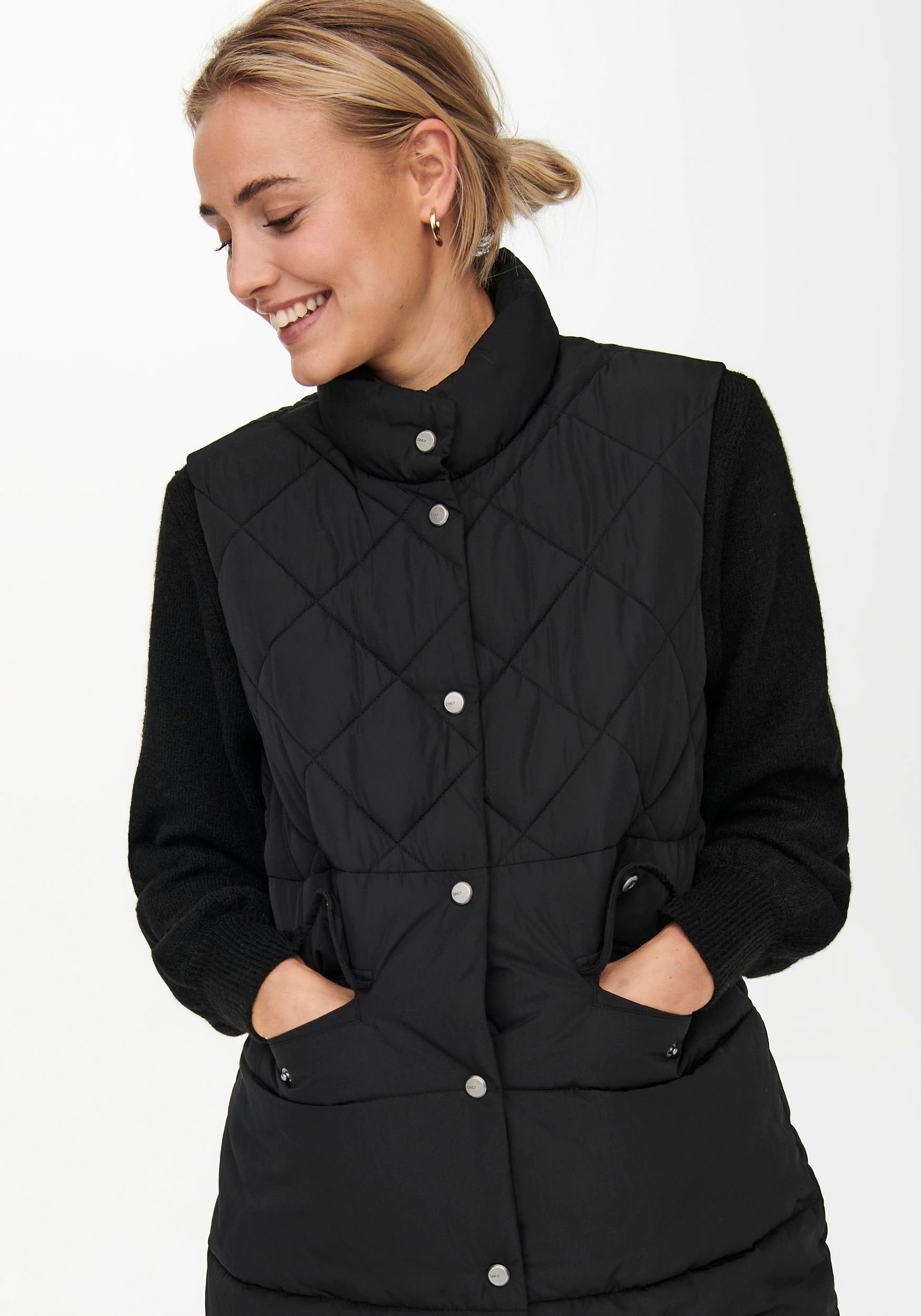 ONLY Steppweste »ONLSTACY QUILTED WAISTCOAT« bei ♕ | Steppwesten