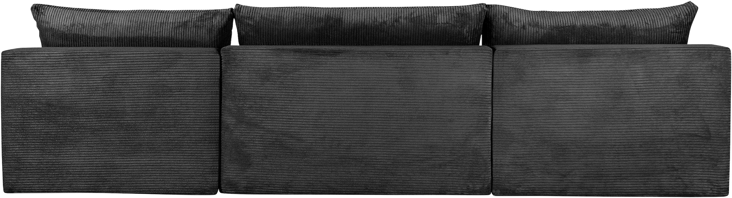 COLLECTION AB Wohnlandschaft »Josy«, inkl. Bettfunktion, Bettkasten, mit 3 extra großen Rückenkissen