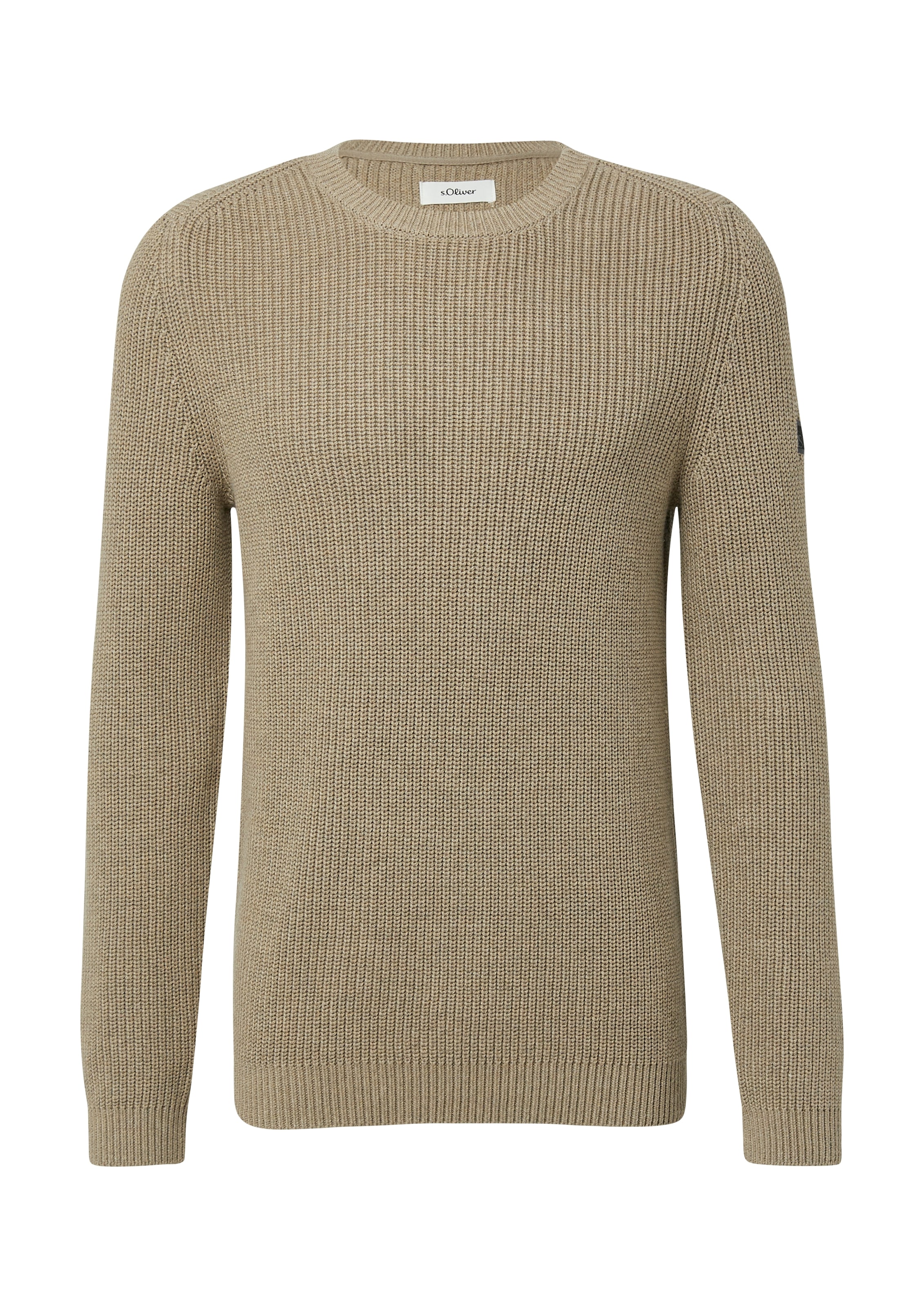 s.Oliver Strickpullover mit Rippbündchen