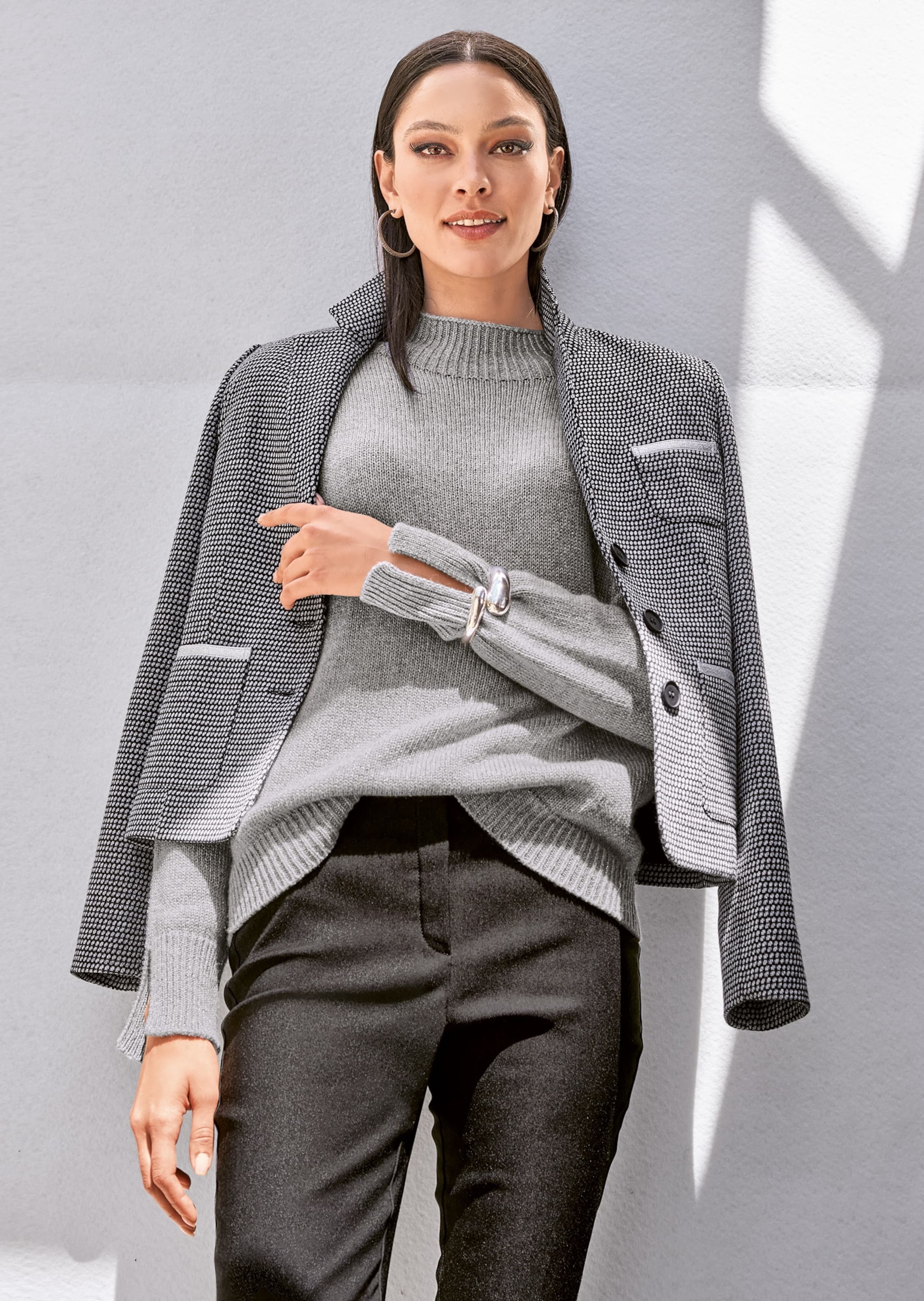 MADELEINE Jerseyblazer »Jerseyblazer Kurzblazer aus Struktur-Jersey«