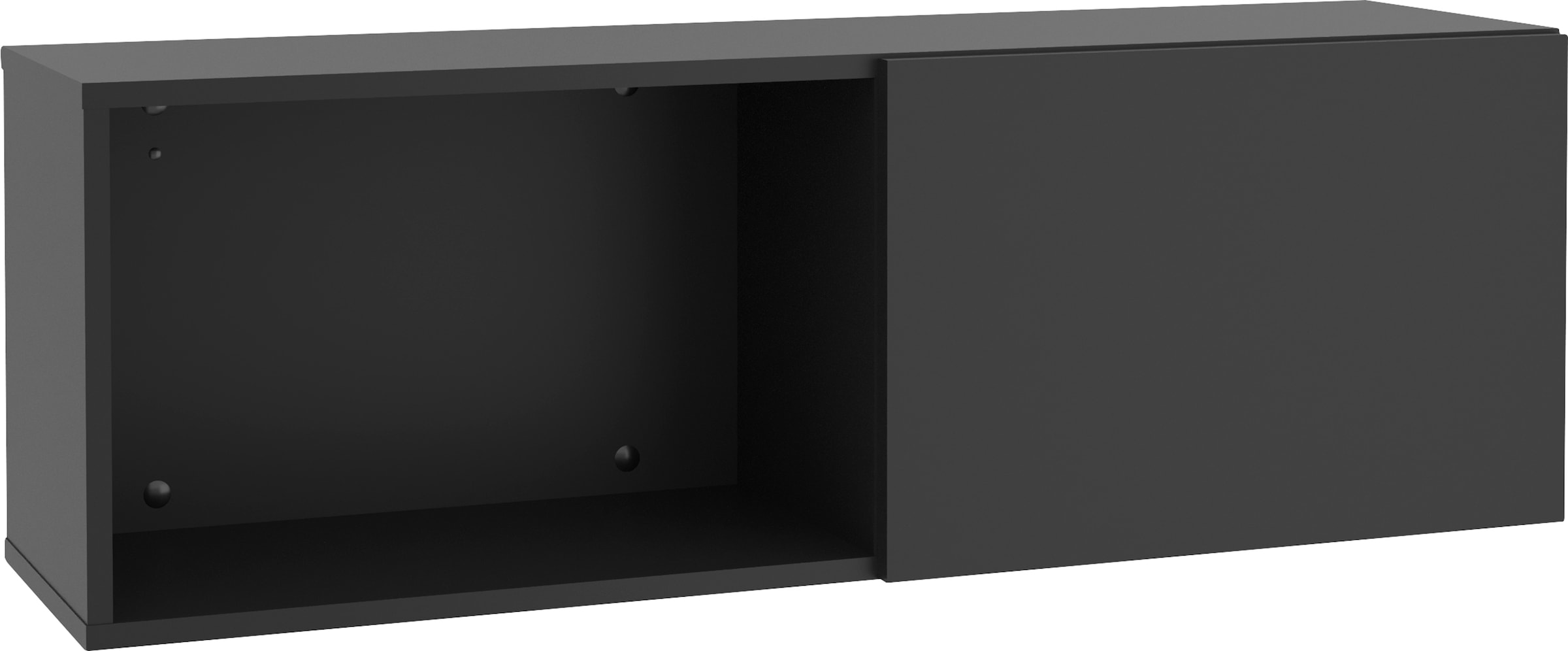 FMD Garderobe »Dark« Garderobenregal mit Kleiderstange, Breite ca. 99 cm