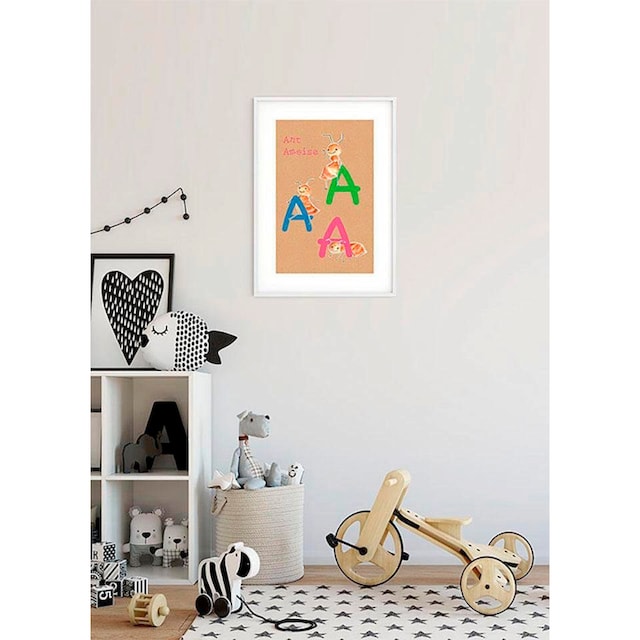 Komar Poster »ABC Animal A«, Buchstaben, Kinderzimmer, Schlafzimmer,  Wohnzimmer online kaufen | mit 3 Jahren XXL Garantie