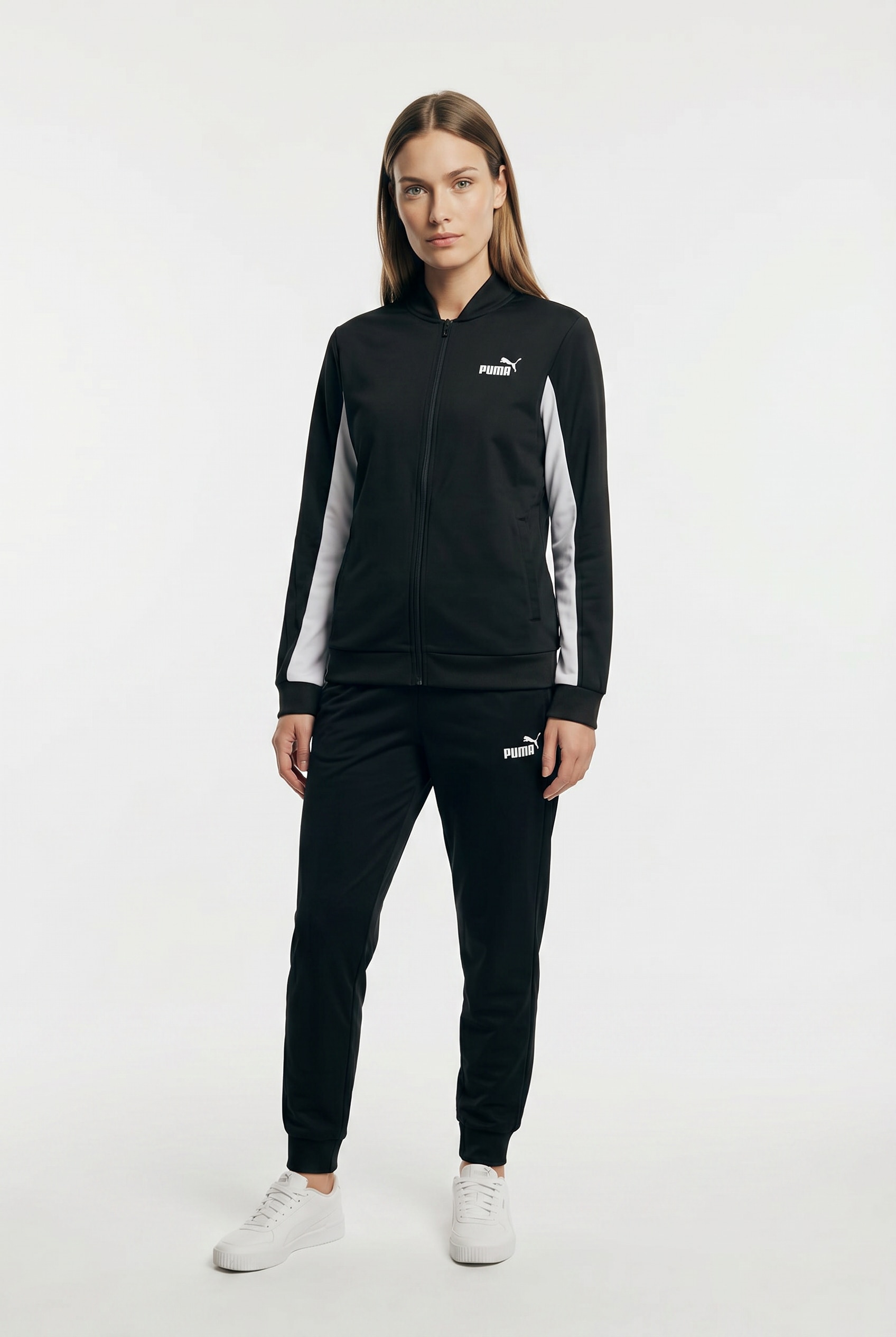 PUMA Trainingsanzug »POLY BASEBALL SUIT CL« 2 tlg. ohne Kapuze, aus Trikot-Material