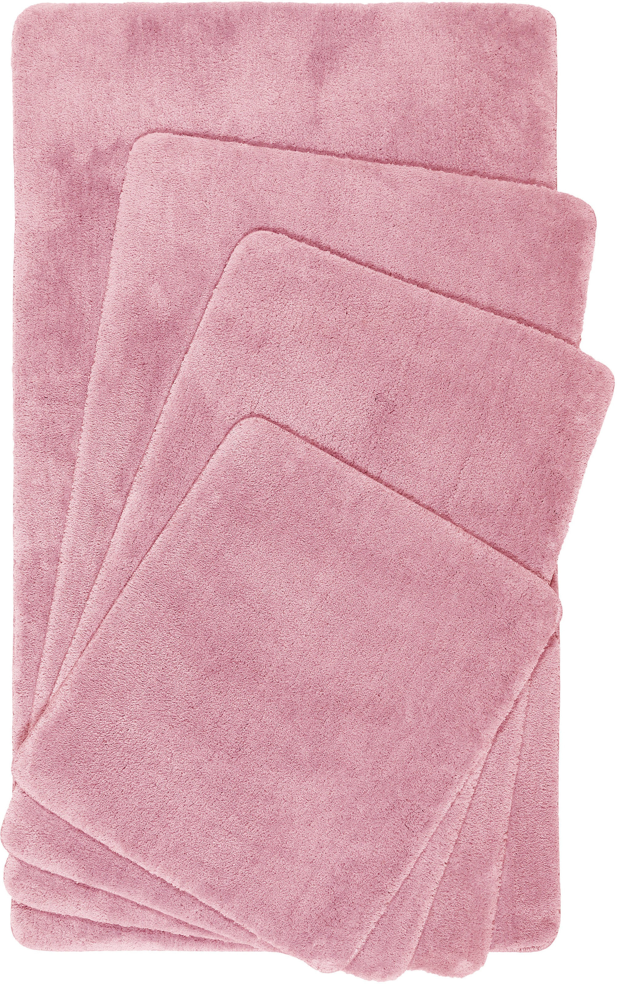 Wecon home Basics Badematte »Joris«, rutschhemmend beschichtet, strapazierfähig, waschbar, viele Größen, Badezimmerteppich, uni
