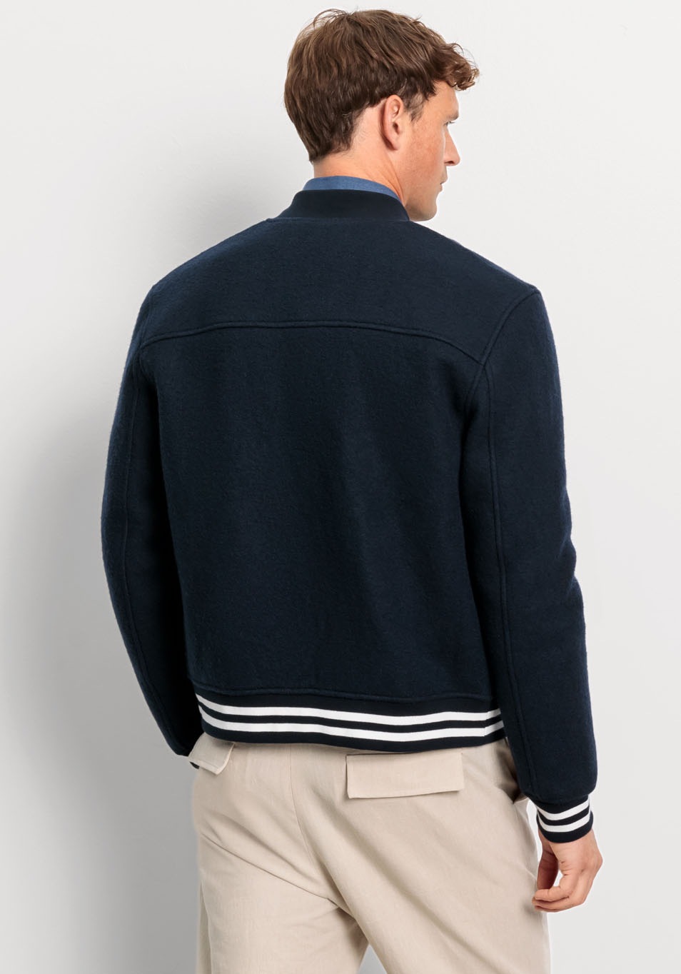 OLYMP Collegejacke »OLYMP Wirk Casual«, im angesagten Preppy-Look
