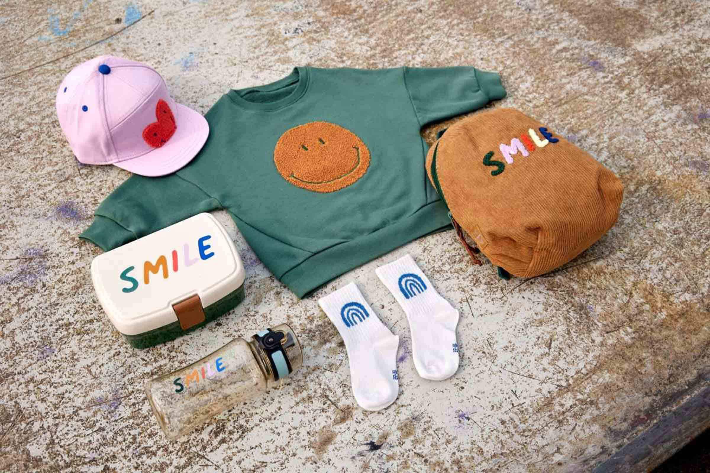 LÄSSIG Lunchbox »Lunchset Brotdose & Trinkflasche Little Gang«, (2 tlg.)