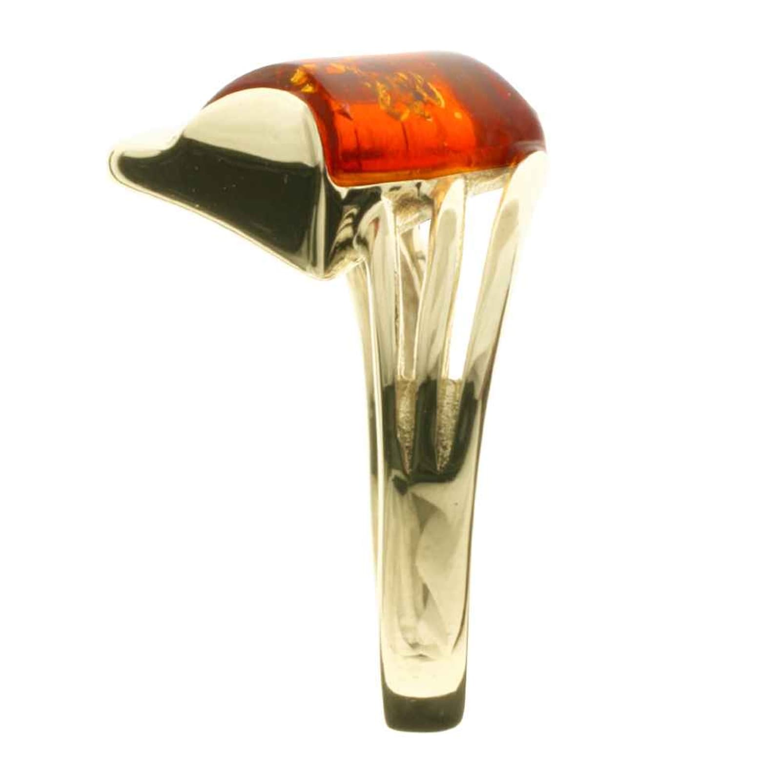 OSTSEE-SCHMUCK Fingerring »- Astrid - Gold 333/000 - Bernstein«