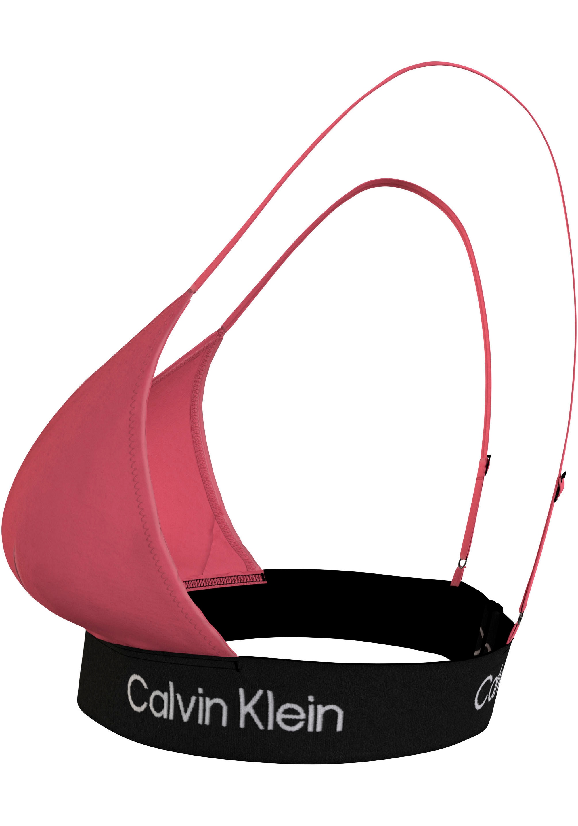 Calvin Klein Swimwear Triangel-Bikini-Top »FIXED TRIANGLE-RP«, mit Logobund