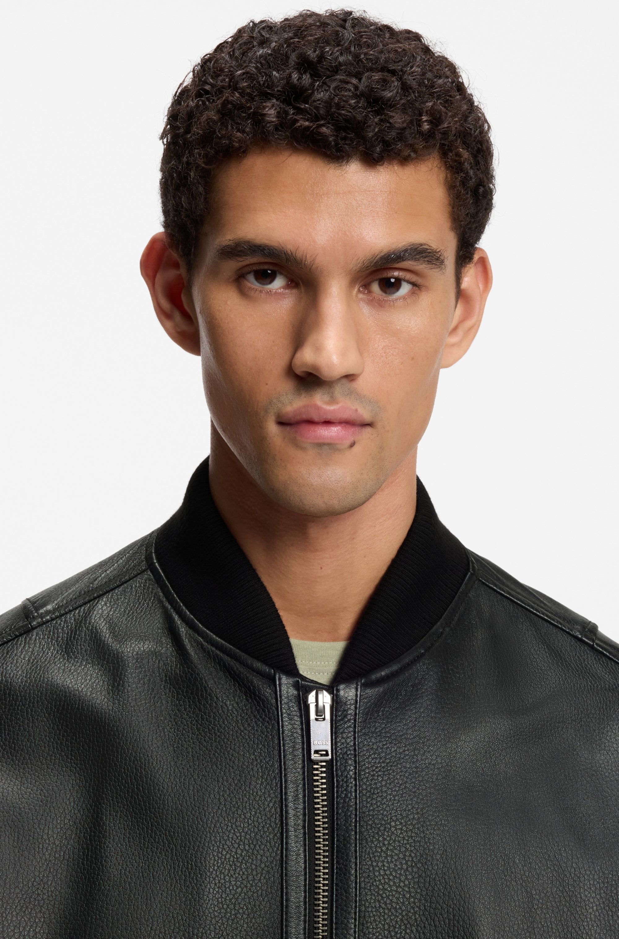 BOSS ORANGE Lederjacke »Jakri«