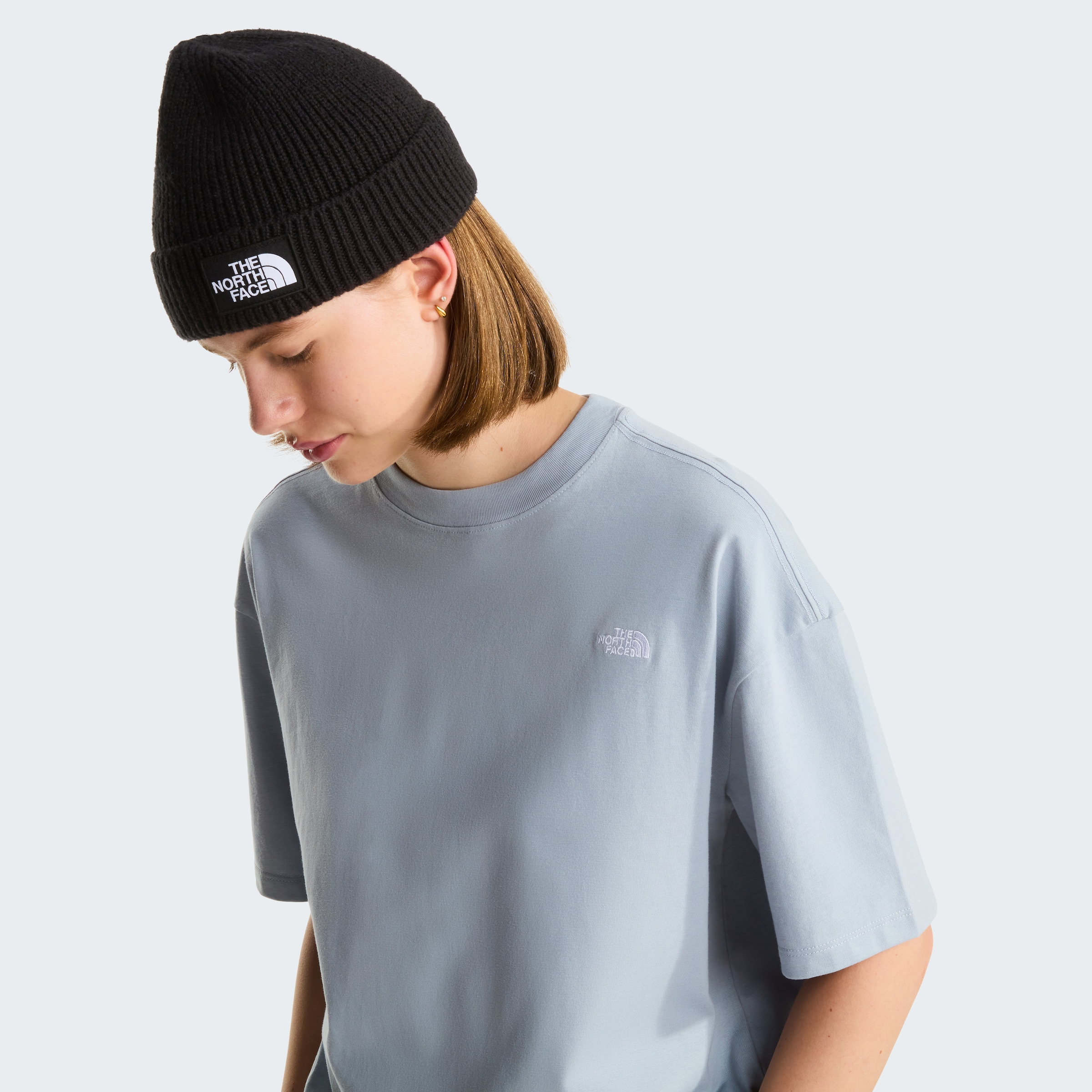 The North Face T-Shirt »W TNF ESSENTIAL SIMPLE DOME OS SS TEE« Oversized Passform, kurze Ärmel, für aktive Aktivitäten