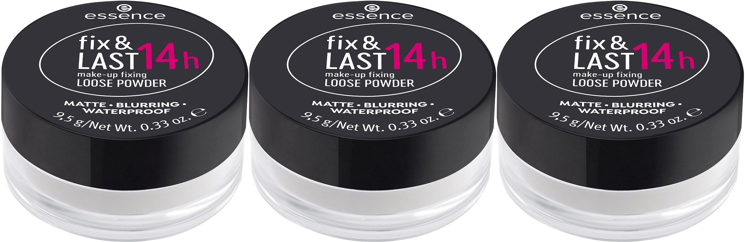 Essence Puder »fix & 14h POWDER«, bestellen UNIVERSAL make-up online 3 (Set, tlg.) LAST | LOOSE fixing