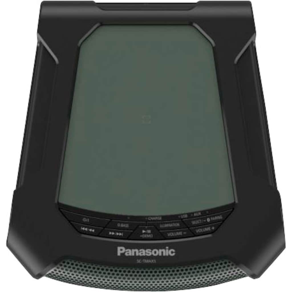 Panasonic Party-Lautsprecher »SC-TMAX5«, Bluetooth, Wireless Charging, Lichteffekte, Powerbank-Funktion