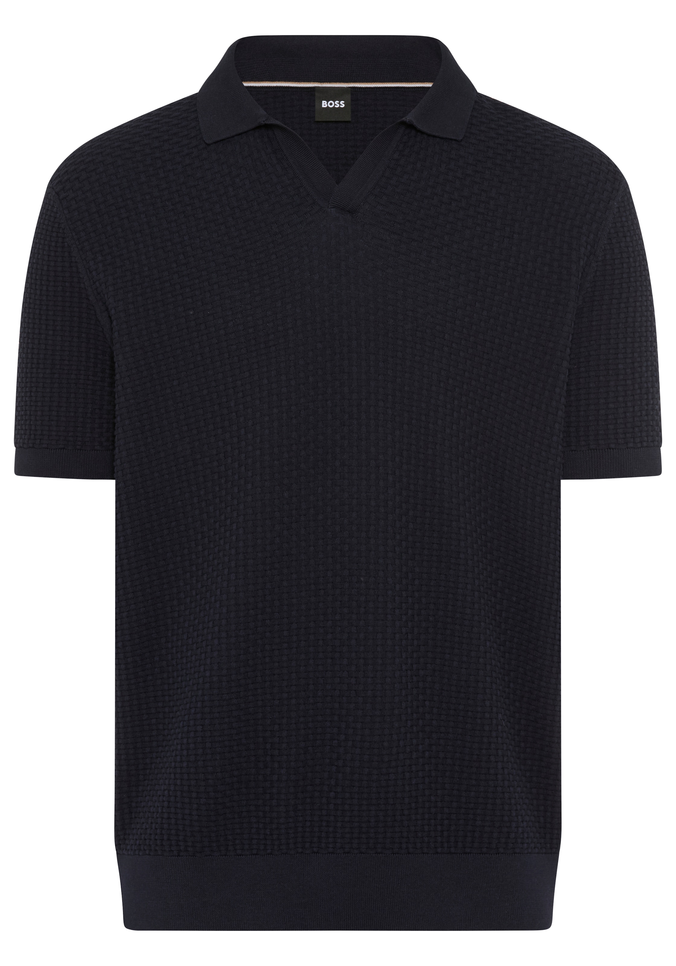 BOSS Kurzarmpullover »H-Natalo« mit Polokragen, regular fit