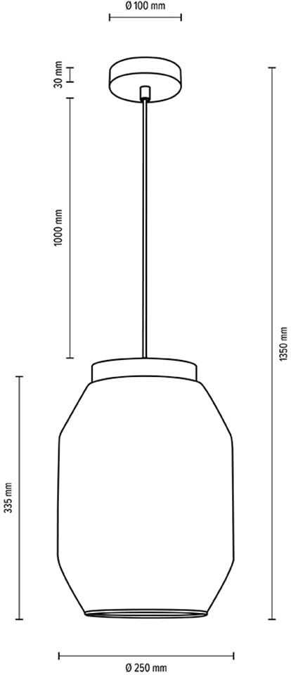 LIGHTING Garantie Glasschirm kaufen Pendelleuchte »Vaso«, mit Rauch Jahren Nachhaltig, 3 Naturprodukt online aus Kiefernholz, BRITOP XXL | Hochwert.