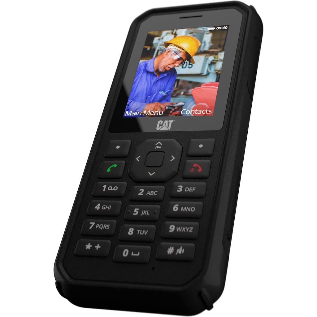 CAT Handy »CAT B40, Dual-Sim«, black, 6,1 cm/2,4 Zoll, 2 MP Kamera