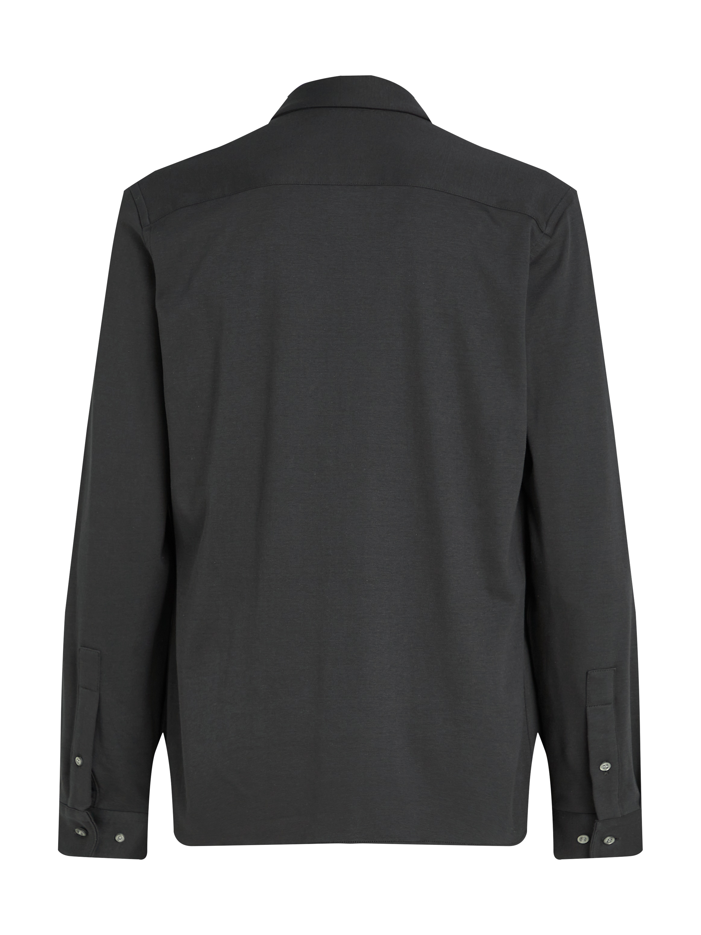 Calvin Klein Langarmhemd »COTTON BLEND OVERSHIRT«, mit Logoprint