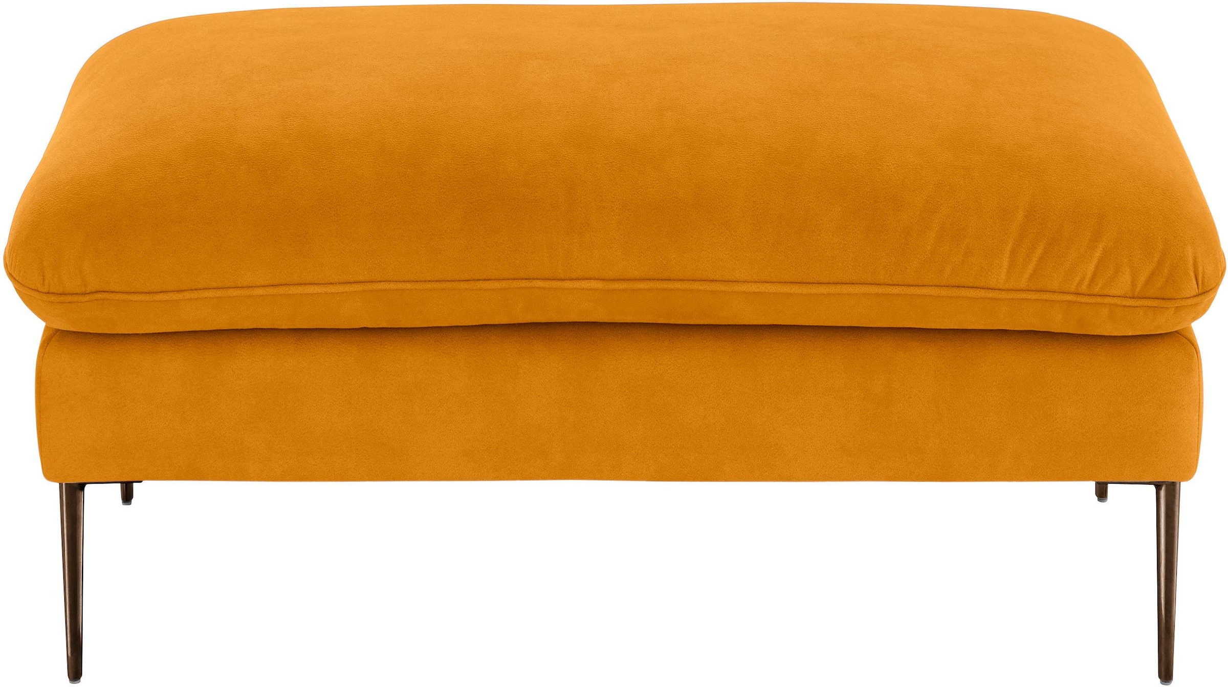W.SCHILLIG Hocker »enjoy&MORE«, Füße bronze pulverbeschichtet, Breite 106 cm
