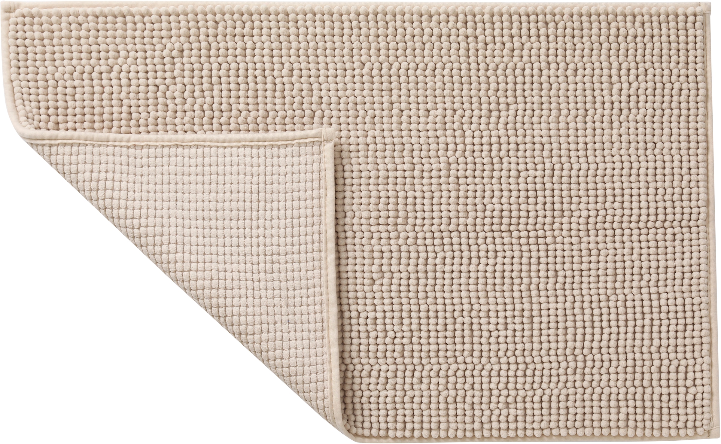 OTTO home Badematte »Vanessa Chenille, Badvorleger, Badezimmer Teppich, Duschvorleger« Höhe 15 mm fußbodenheizungsgeeignet | schnell trocknend | strapazierfähig Uni Farben, besonders weich