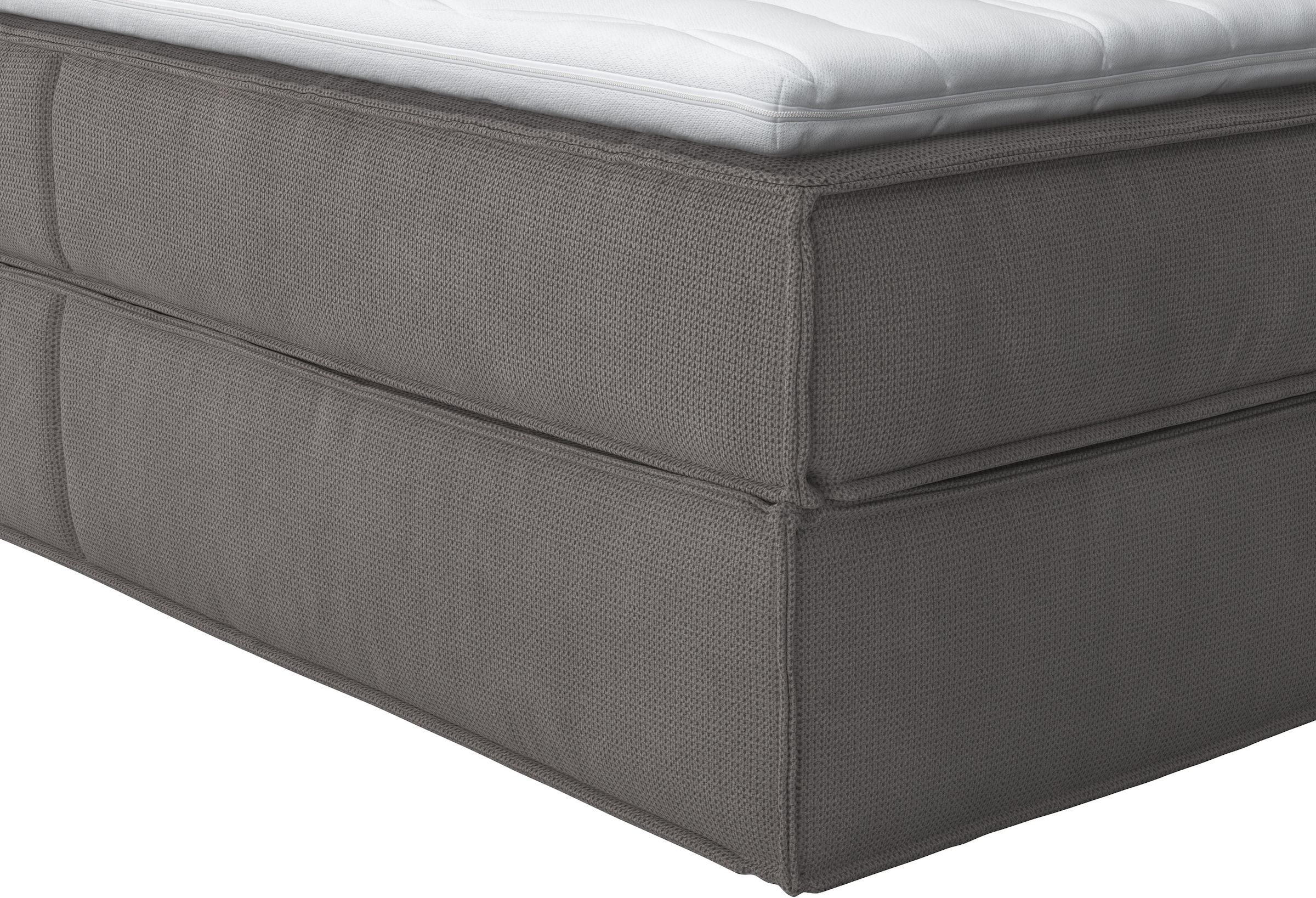 Home affaire Boxspringbett »Sacy«, Boxbett inkl. Topper, 2 Matratzen, Härtegrade H2, H3 und H4 wählbar