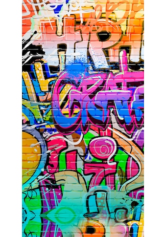 Strandtuch »Graffity«, (1 St.), schnell trocknet