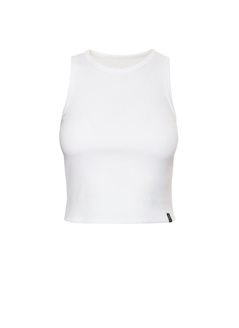 Trigema Crop-Top »TRIGEMA Cropped Top aus elastischem Doppelripp« 1 Stk.