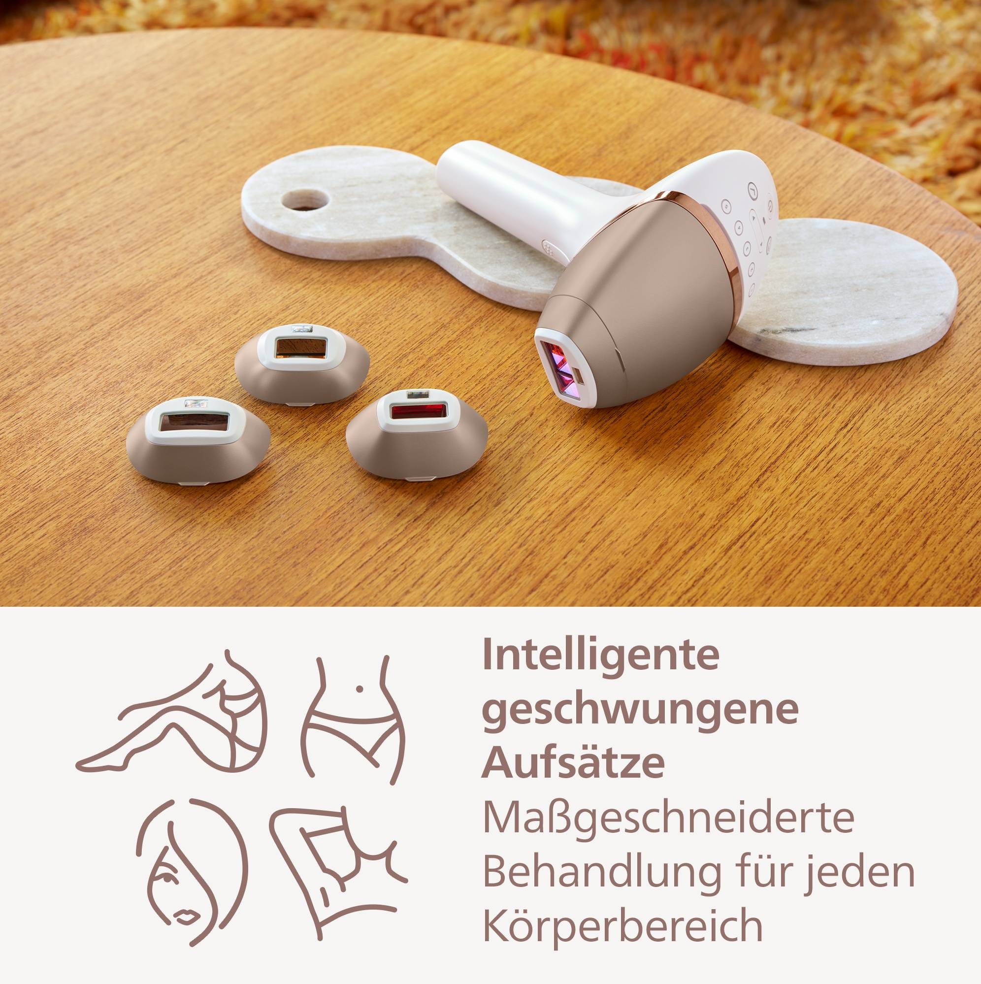 Philips IPL-Haarentferner »Lumea S9900 BRI951/01«, 450.000 Lichtimpulse, kabellos, 2 SkinAI Funktionen