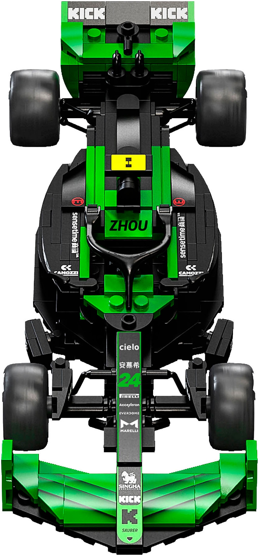 Jamara Konstruktions-Spielset »CaDA, Bricks,KICK Sauber F1® Team C44 - 2024 grün (402861)«