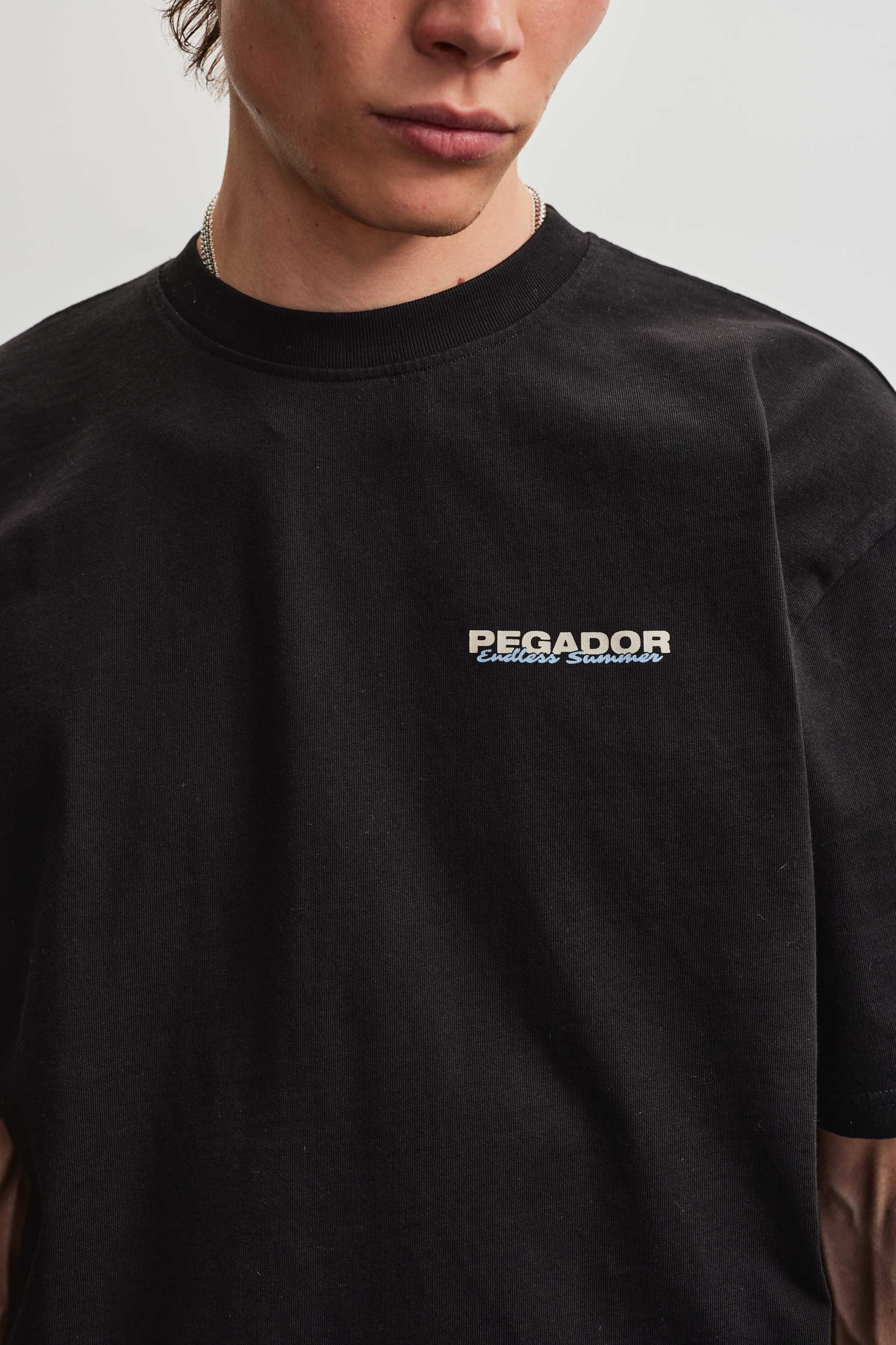 PEGADOR Rundhalsshirt »TORRES OVERSIZED TEE«