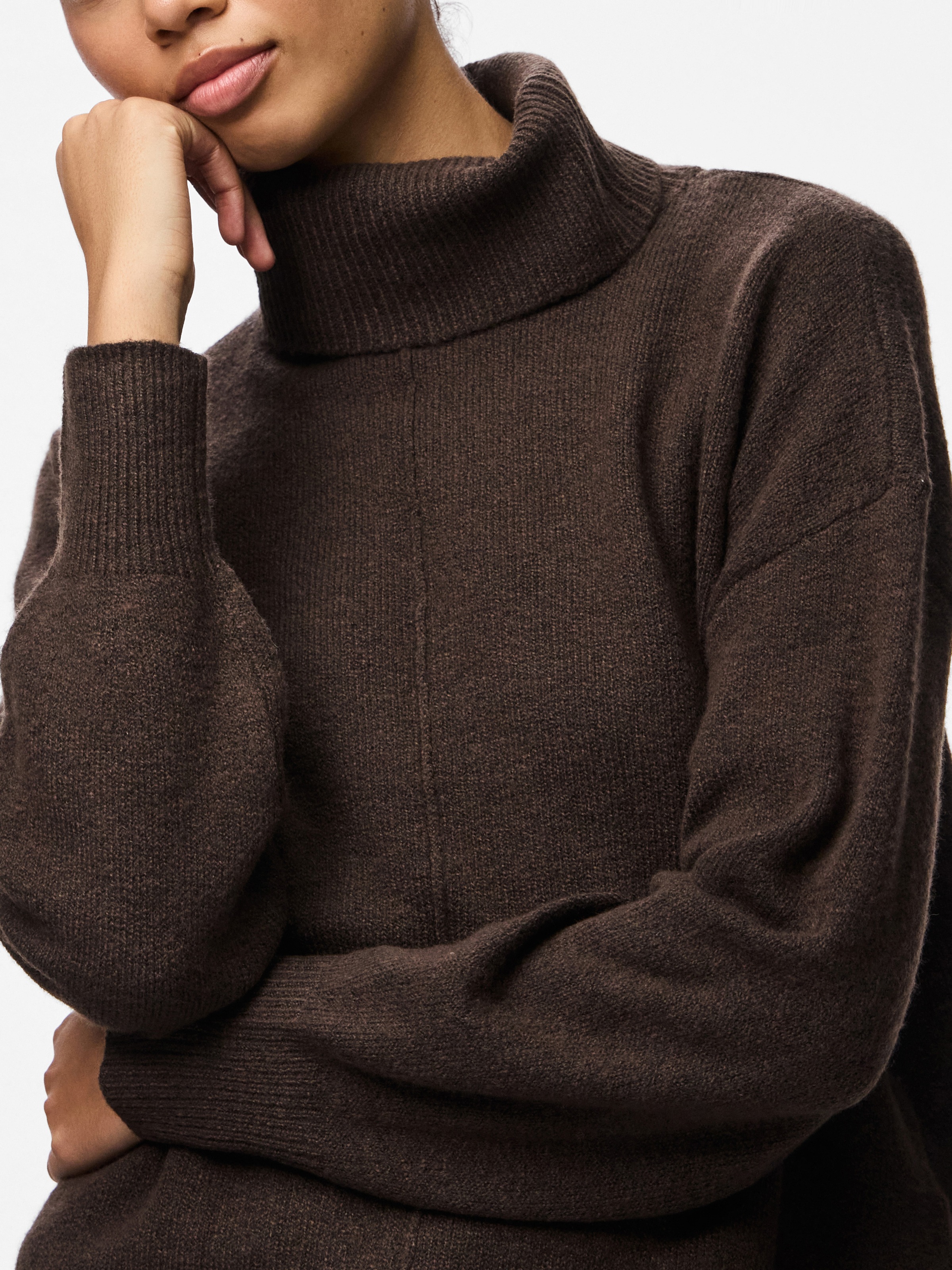 pieces »PCMALOU LS ROLLNECK KNIT NOOS BC«