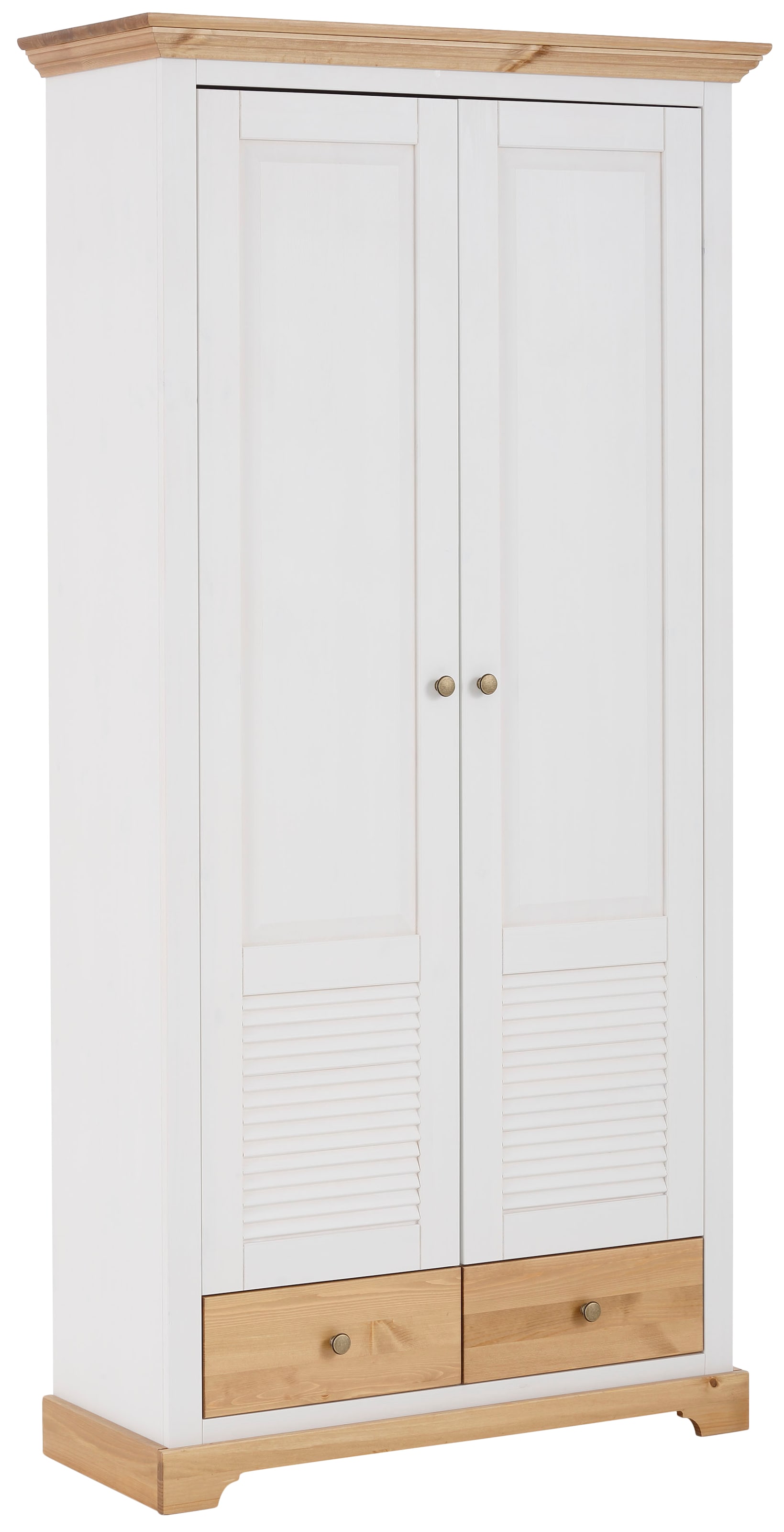 Home affaire Garderobenschrank »Ayanna«, Breite 94 cm, 2-türig, aus massiver Kiefer, FSC®