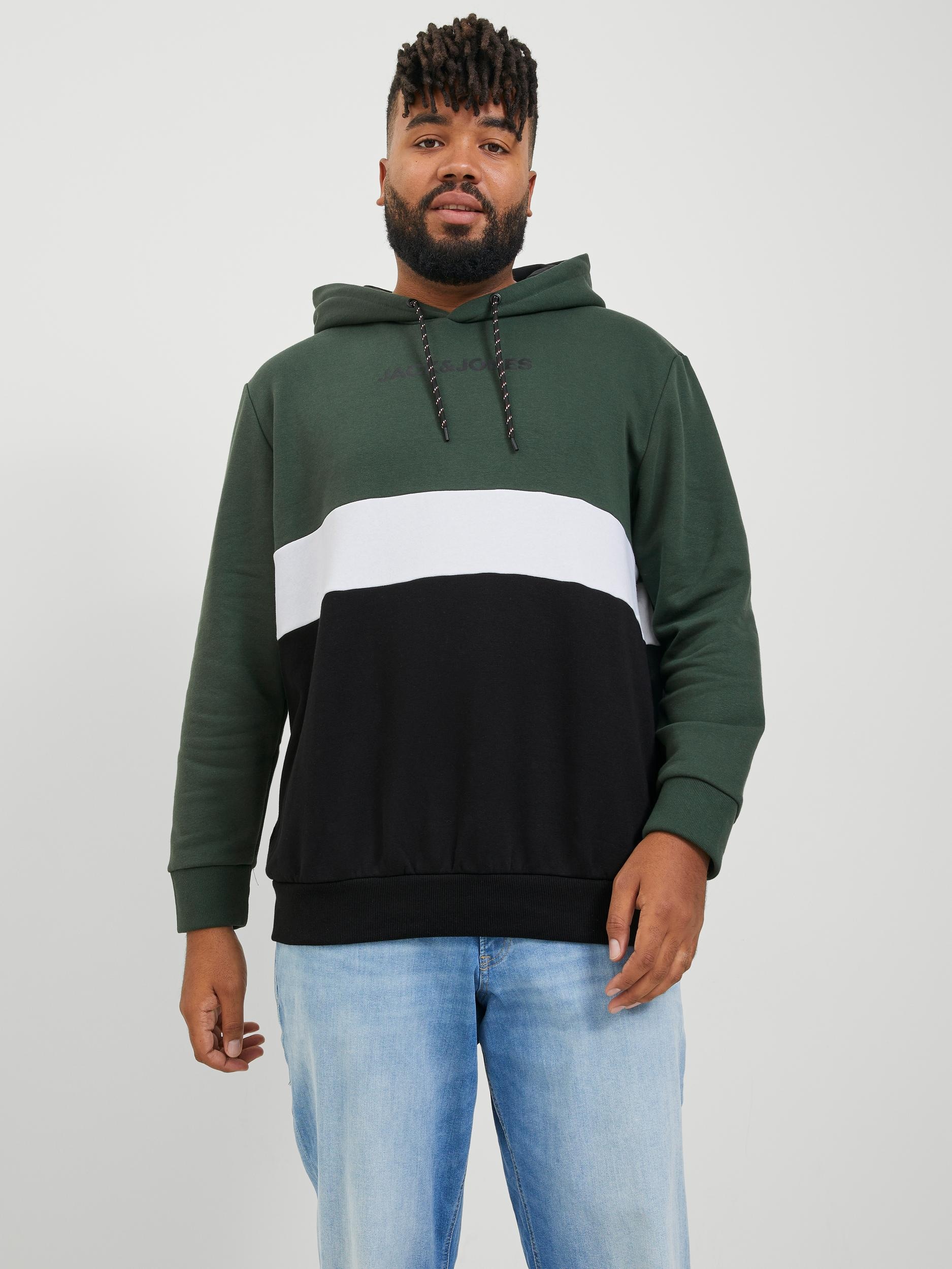 Kapuzensweatshirt »JJEREID BLOCKING SWEAT HOOD NOOS PLS«